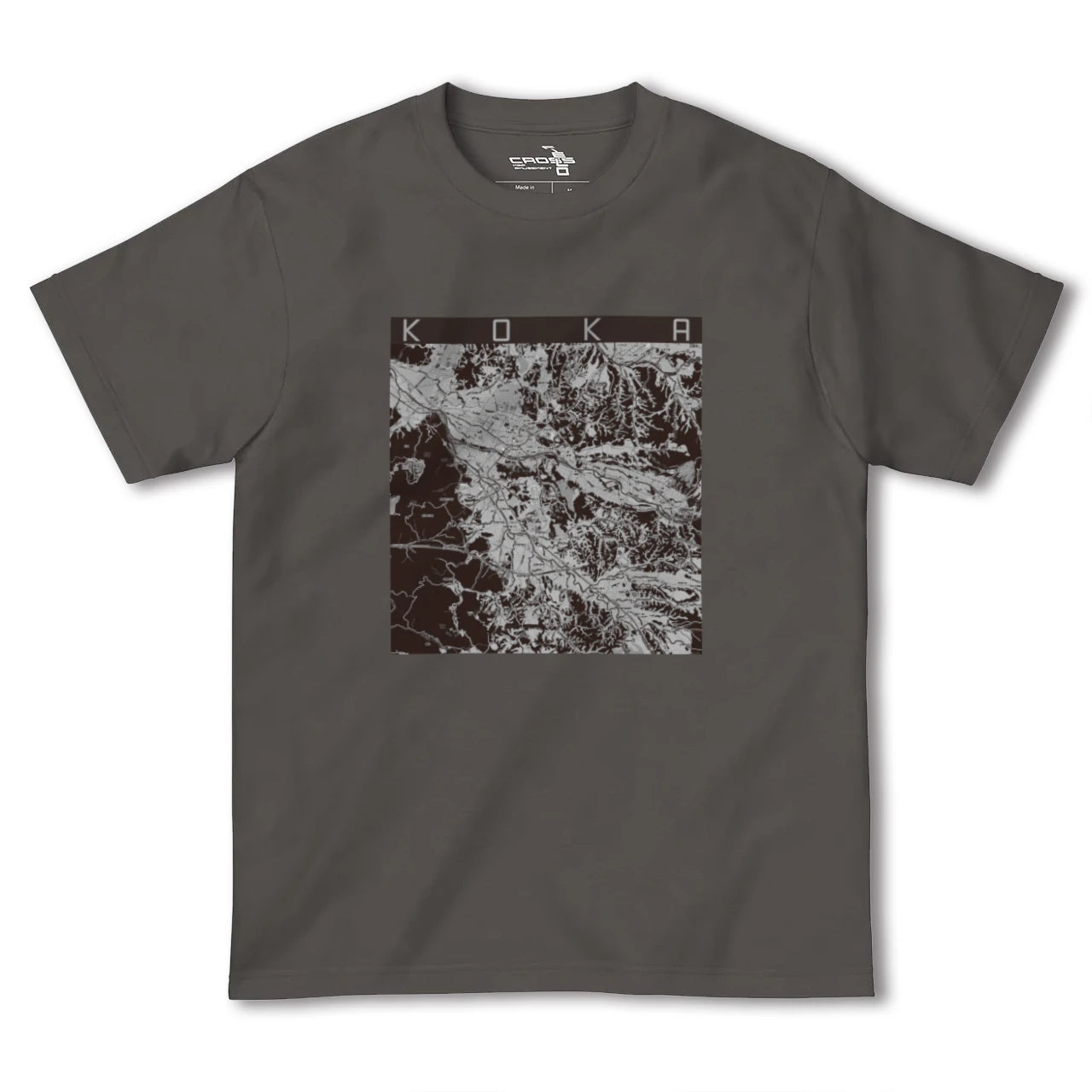 【甲賀(滋賀県)】地図柄ヘビーウェイトTシャツ
