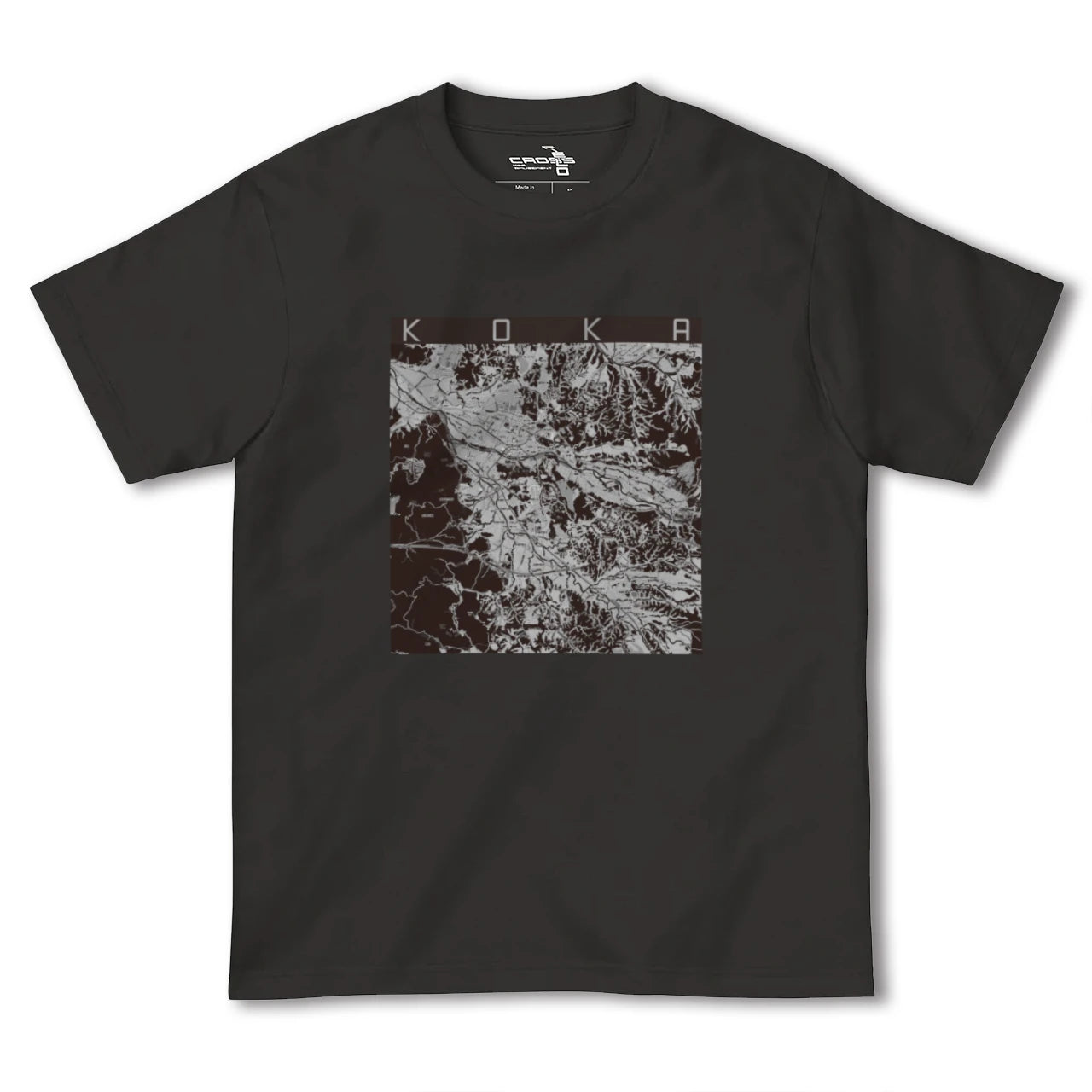 【甲賀(滋賀県)】地図柄ヘビーウェイトTシャツ