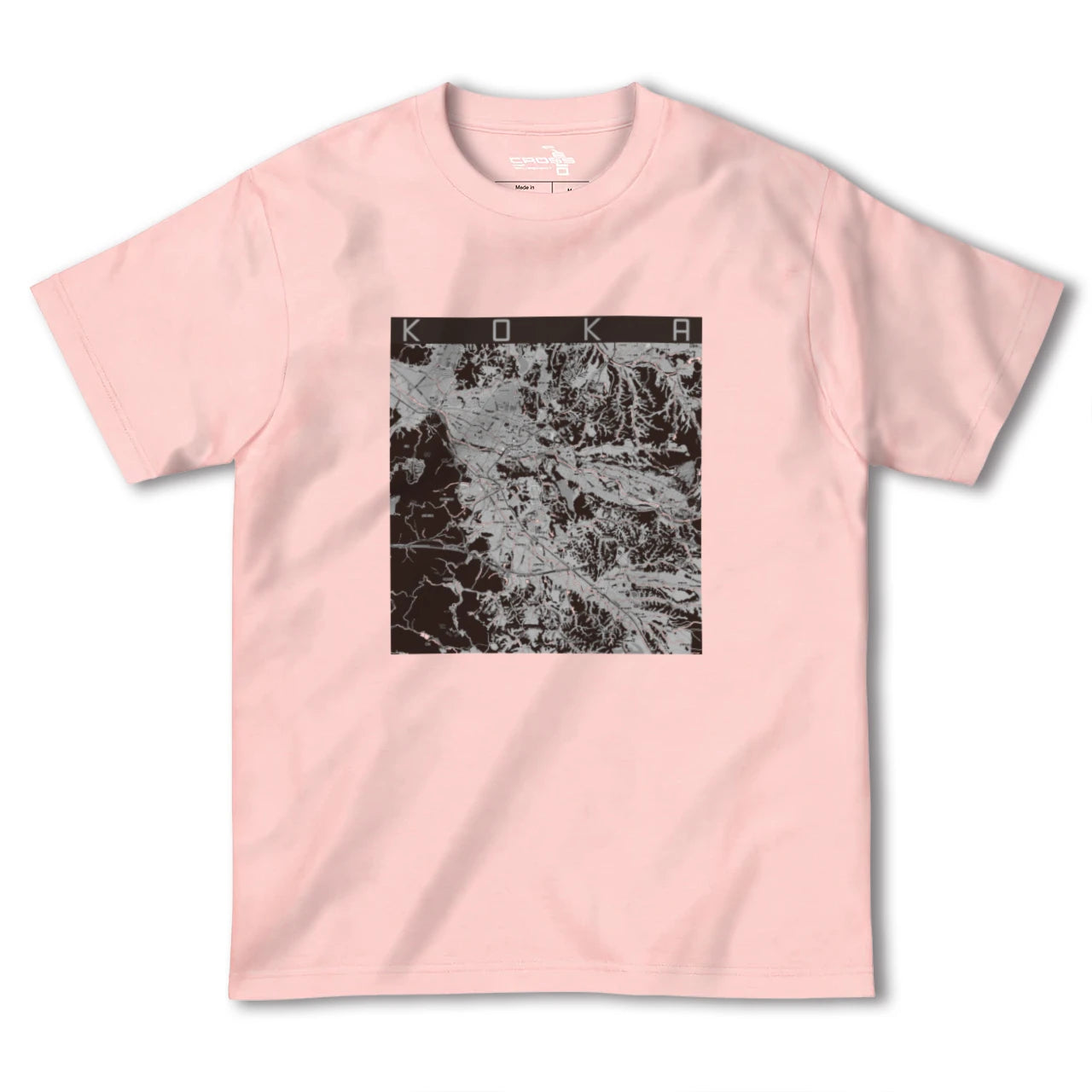 【甲賀(滋賀県)】地図柄ヘビーウェイトTシャツ