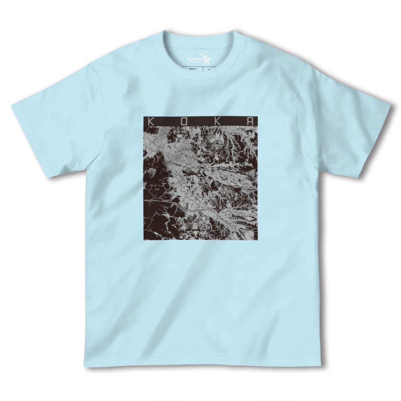 【甲賀(滋賀県)】地図柄ヘビーウェイトTシャツ