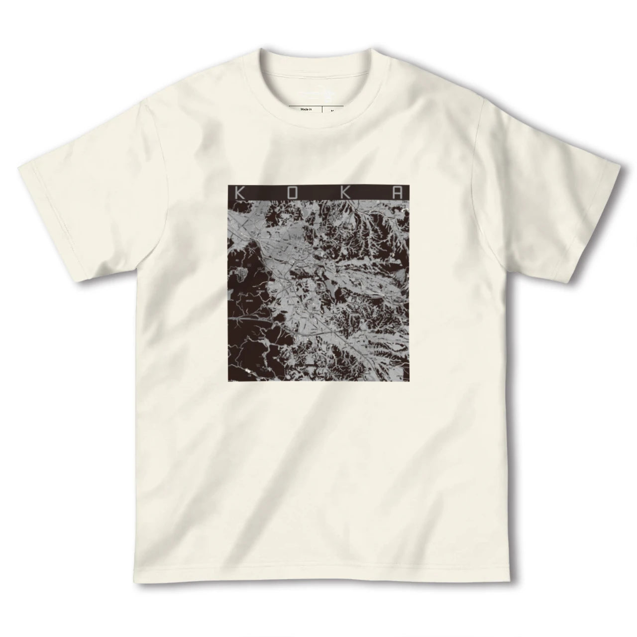 【甲賀(滋賀県)】地図柄ヘビーウェイトTシャツ