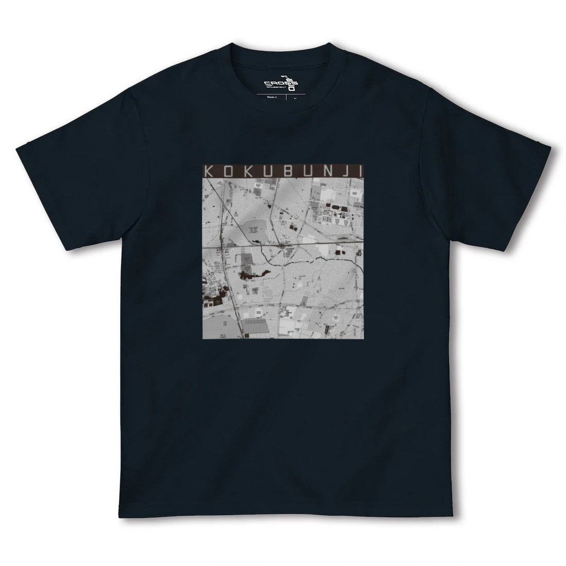 【国分寺(東京都)】地図柄ヘビーウェイトTシャツ