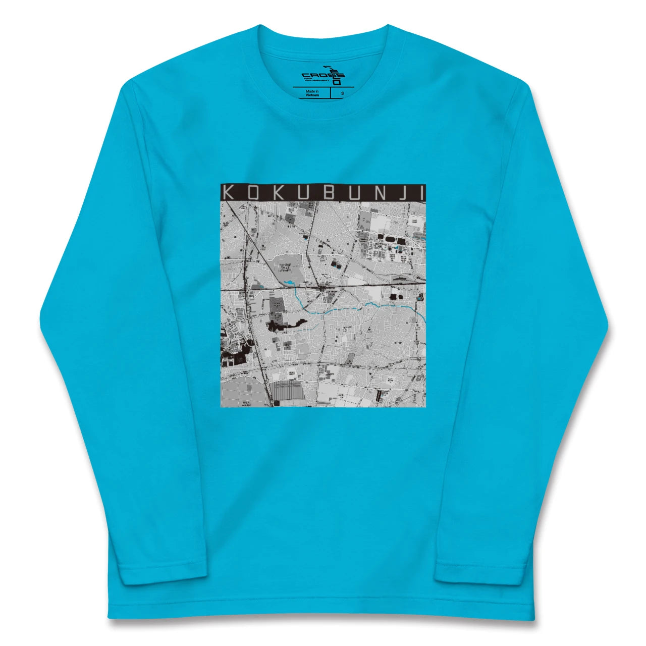 【国分寺(東京都)】地図柄ロングスリーブTシャツ