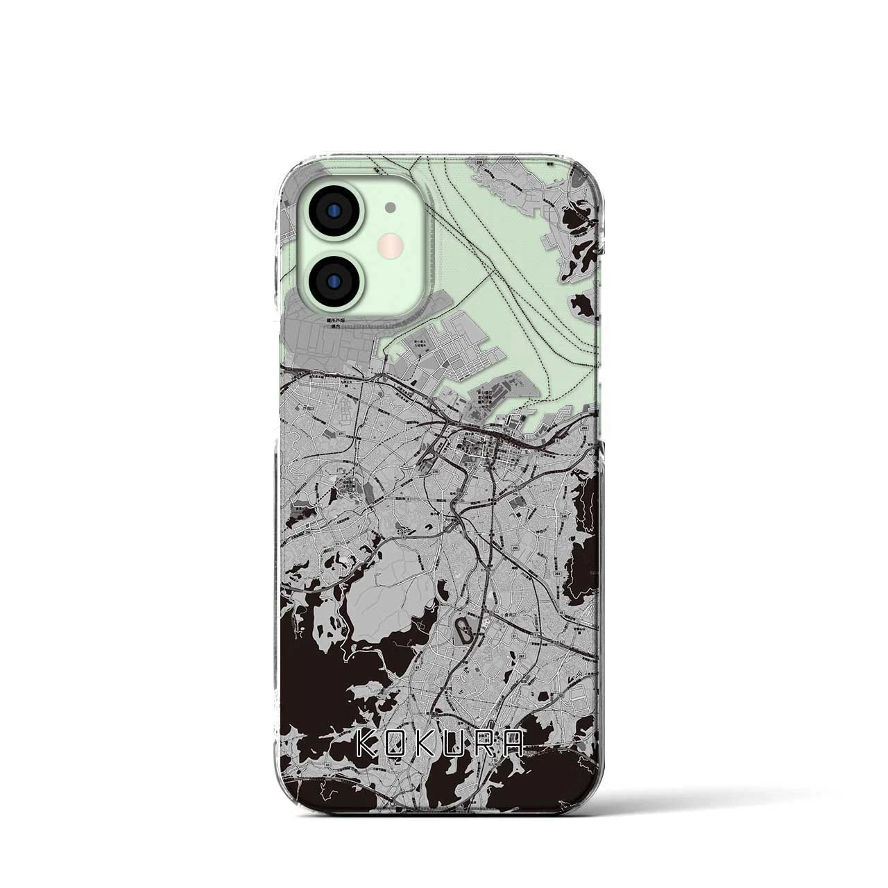 【小倉(福岡県)】地図柄iPhoneケース(クリアタイプ)