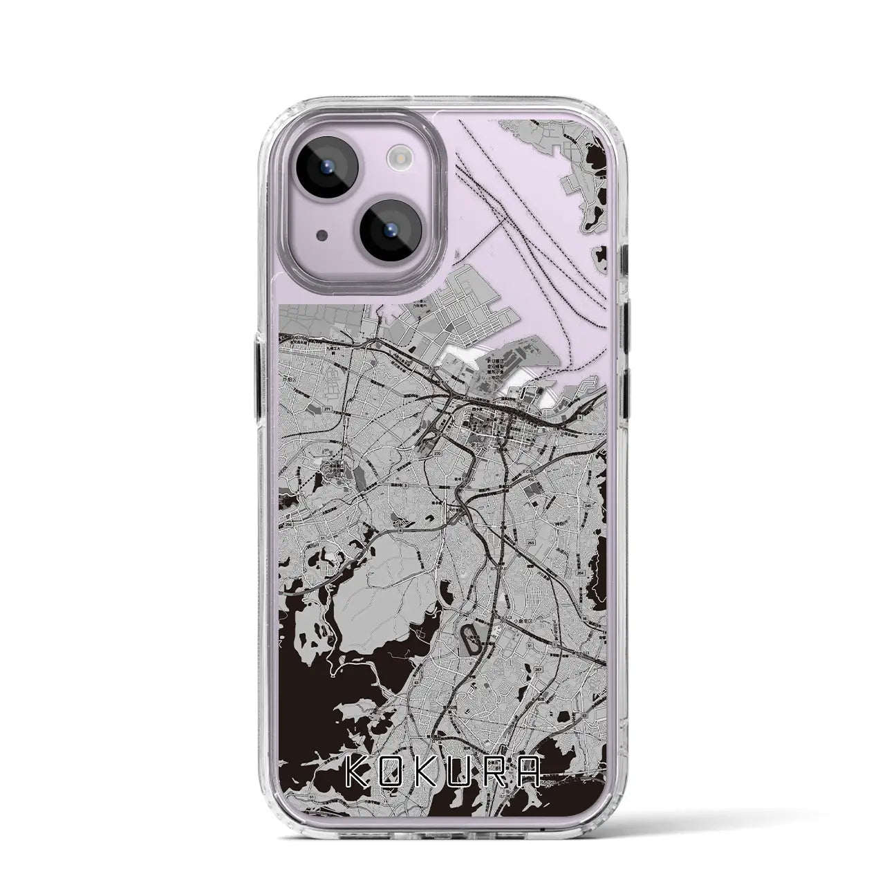 【小倉(福岡県)】地図柄iPhoneケース(MagSafeタイプ)