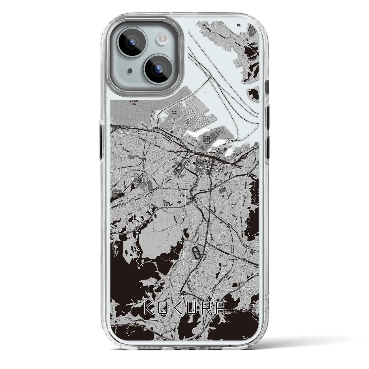 【小倉(福岡県)】地図柄iPhoneケース(MagSafeタイプ)