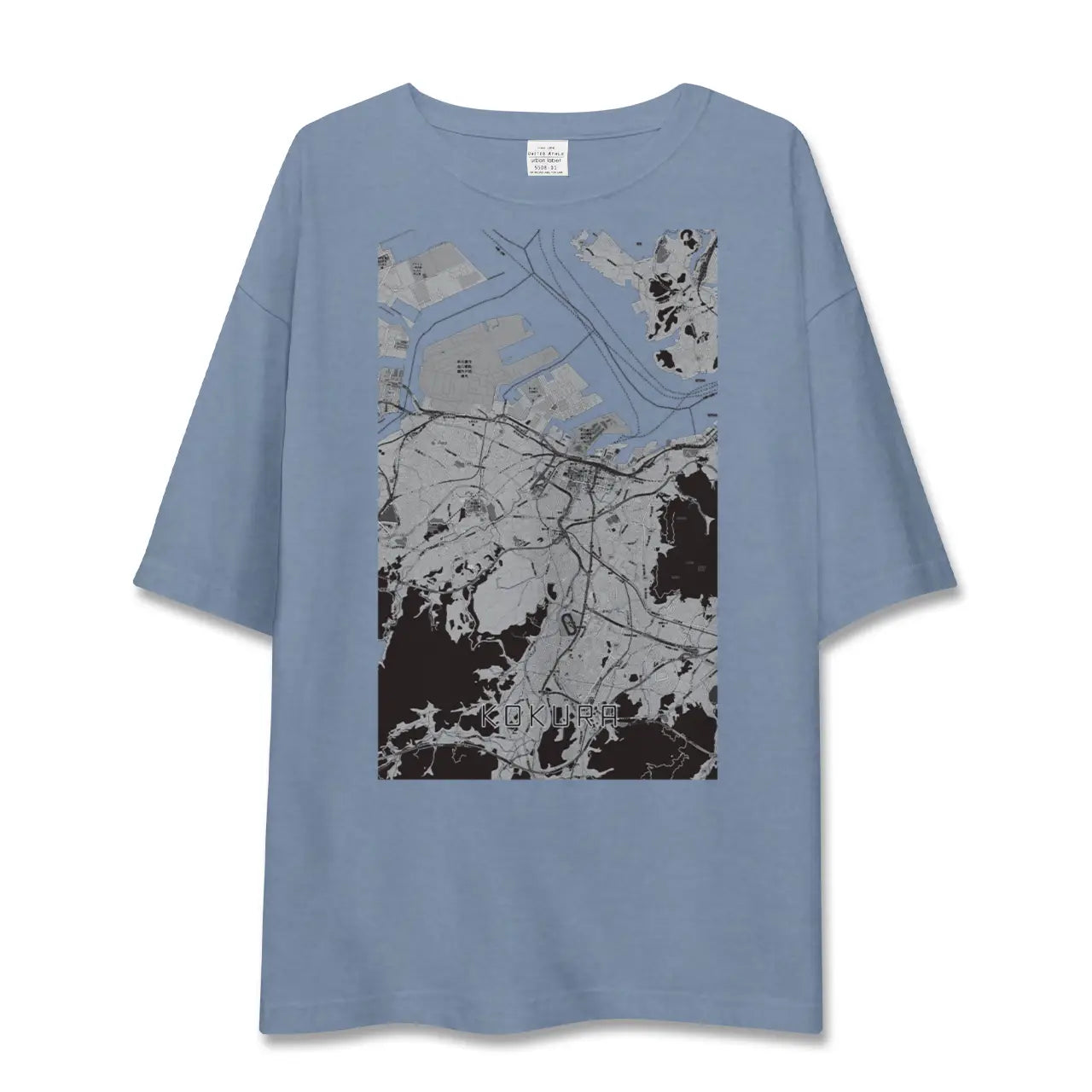 【小倉(福岡県)】地図柄ビッグシルエットTシャツ