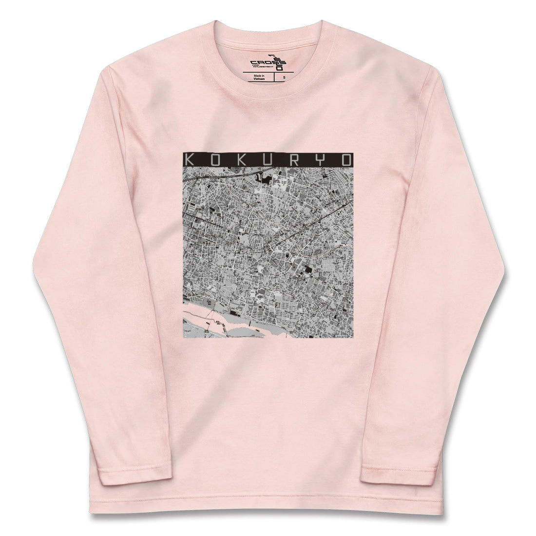 【国領(東京都)】地図柄ロングスリーブTシャツ