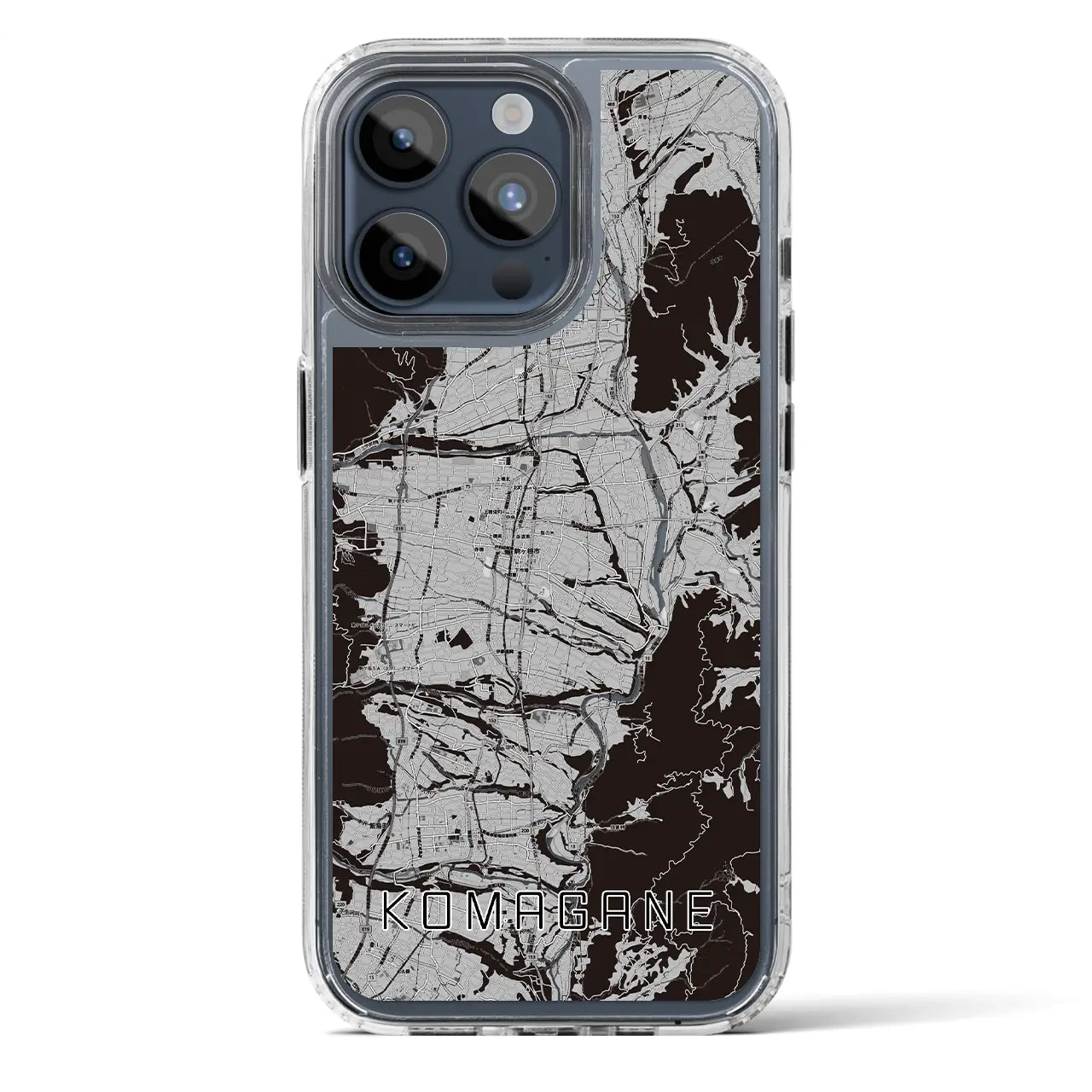 【駒ヶ根(長野県)】地図柄iPhoneケース(MagSafeタイプ)