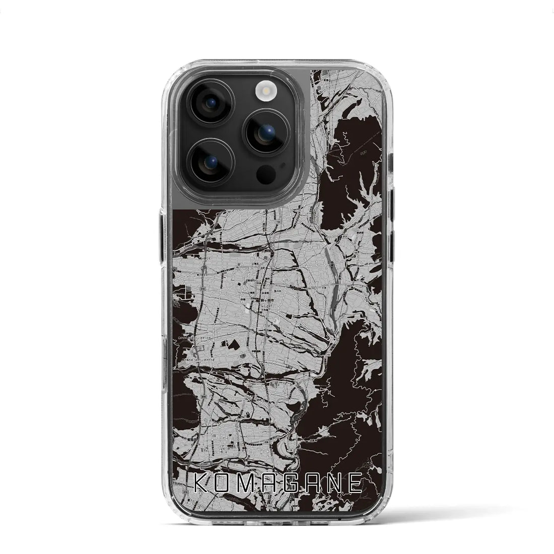 【駒ヶ根(長野県)】地図柄iPhoneケース(MagSafeタイプ)