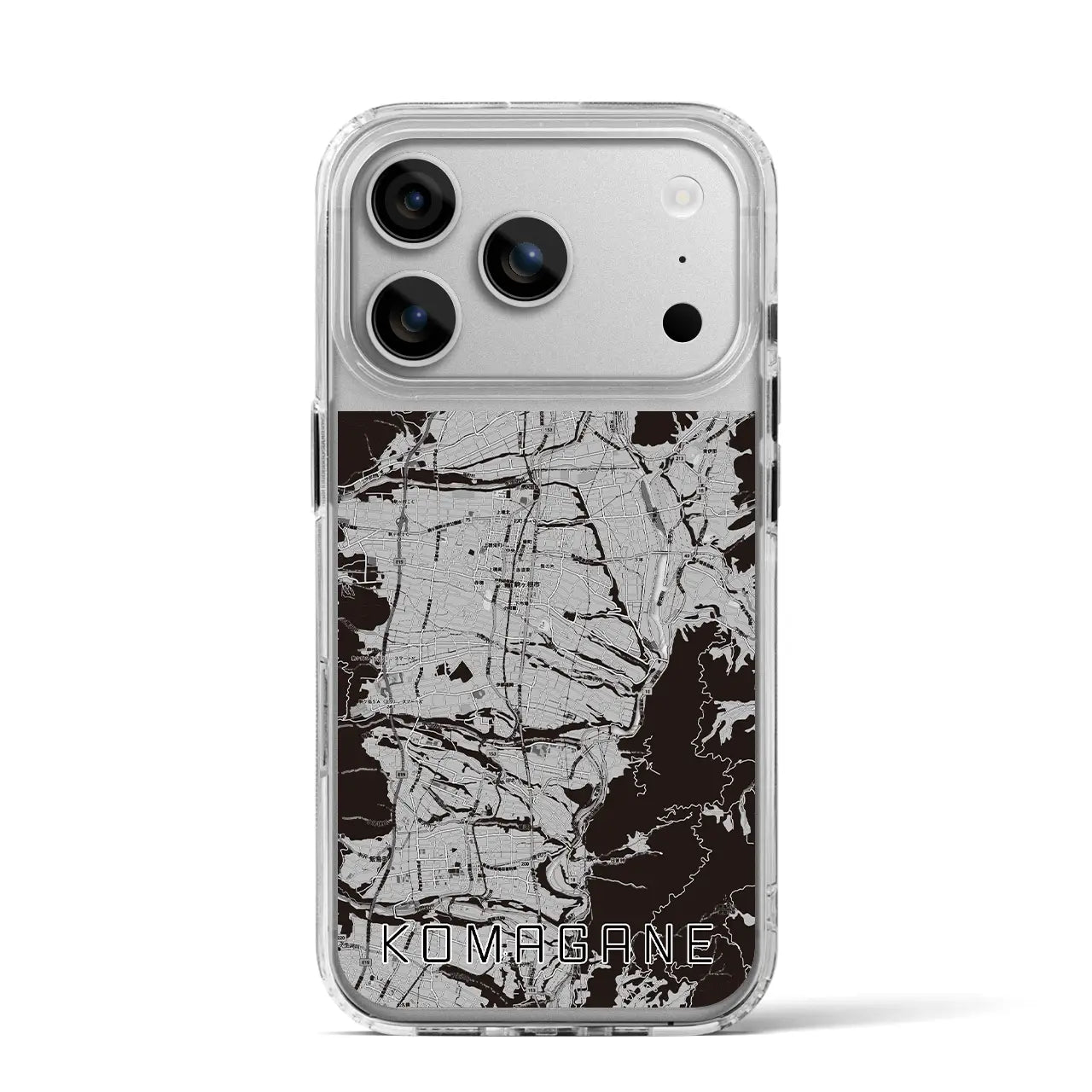 【駒ヶ根(長野県)】地図柄iPhoneケース(MagSafeタイプ)