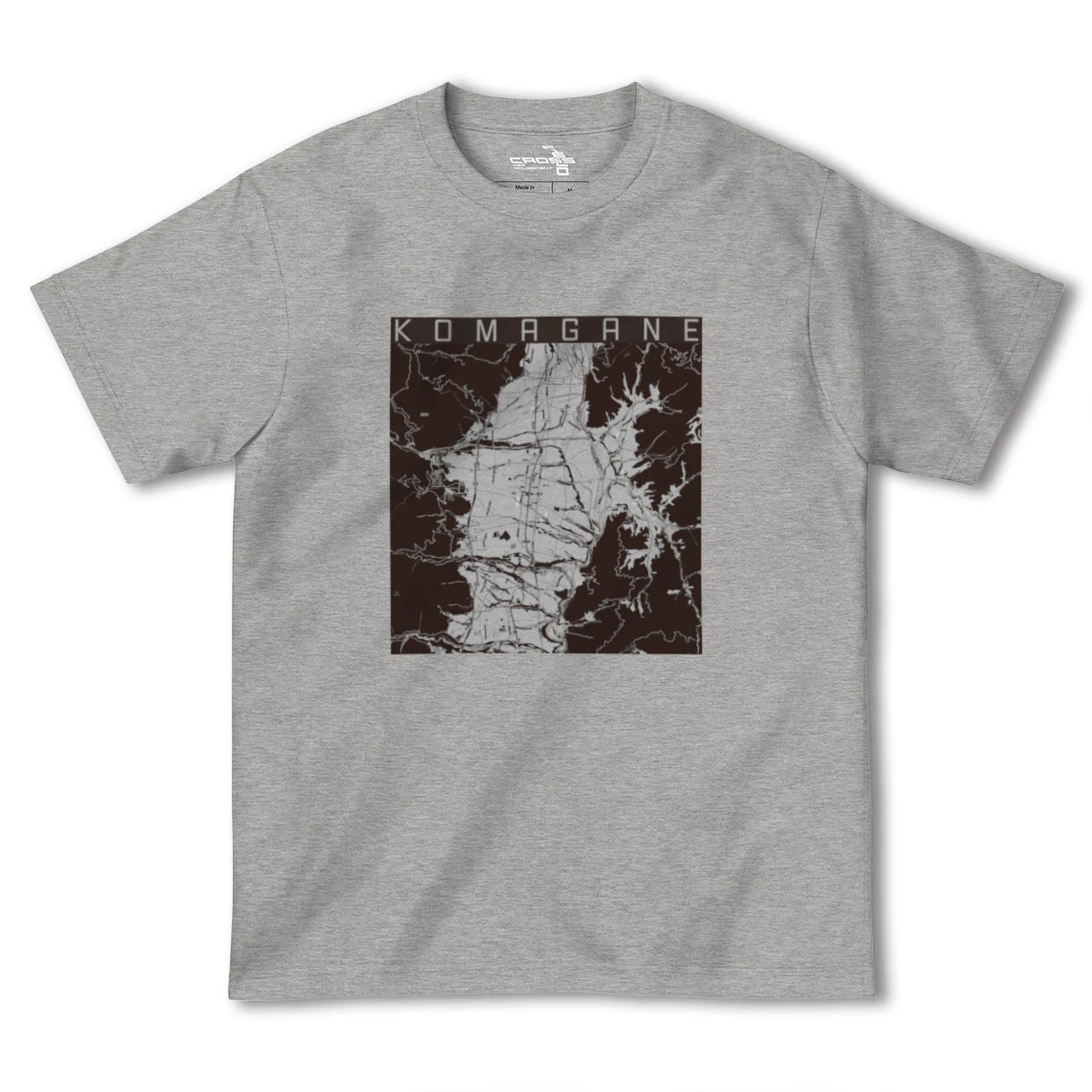 【駒ヶ根(長野県)】地図柄ヘビーウェイトTシャツ