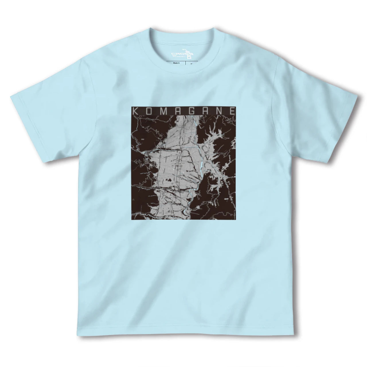 【駒ヶ根(長野県)】地図柄ヘビーウェイトTシャツ