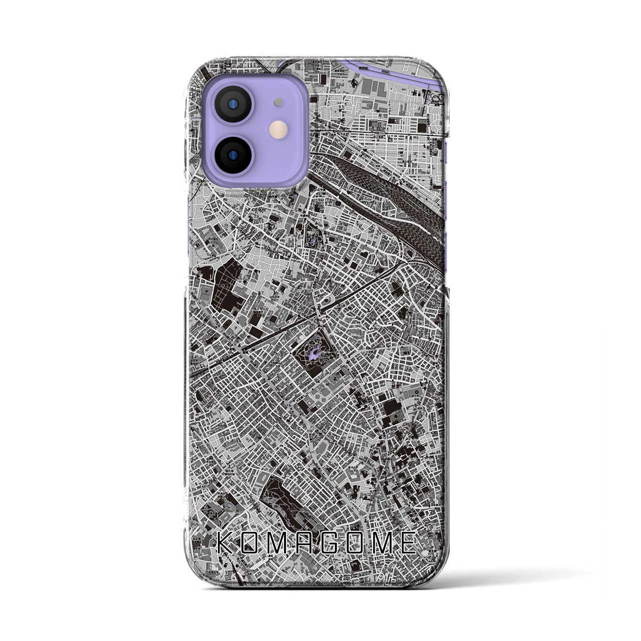 【駒込(東京都)】地図柄iPhoneケース(クリアタイプ)