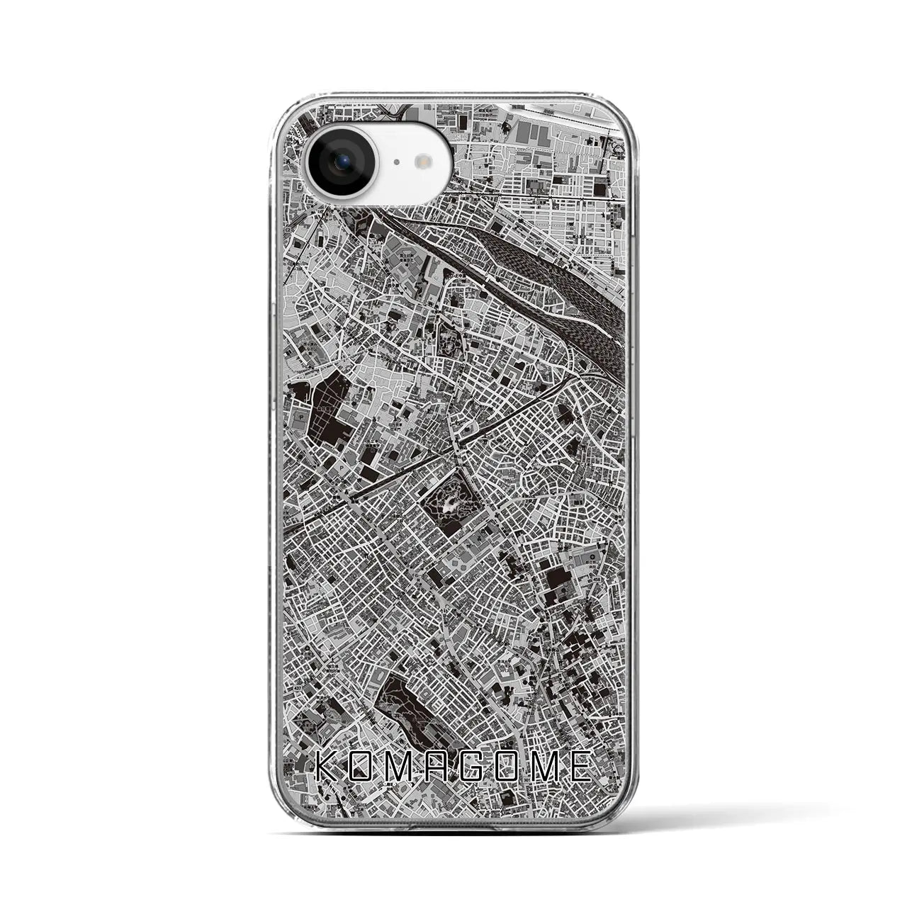 【駒込(東京都)】地図柄iPhoneケース(クリアタイプ)