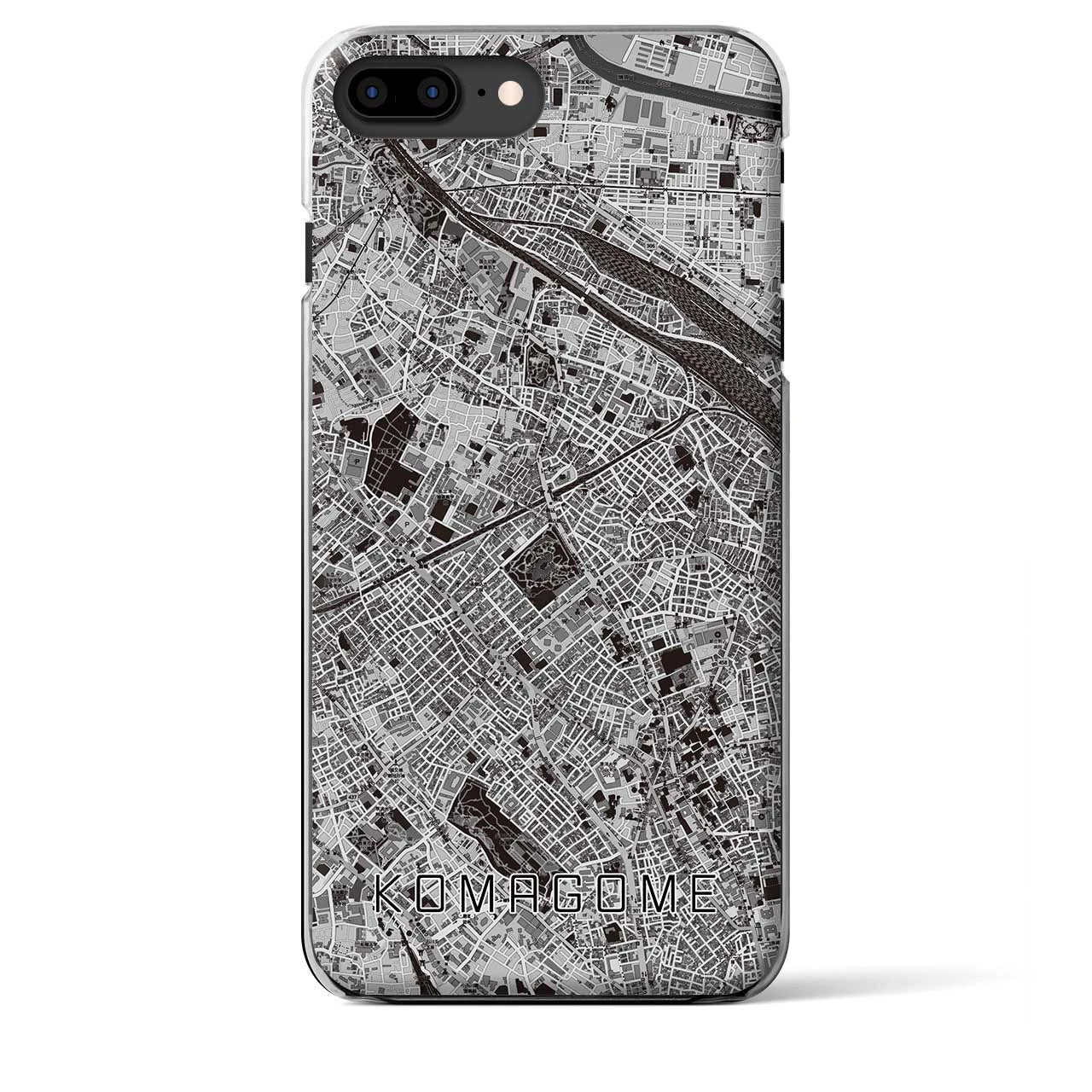 【駒込(東京都)】地図柄iPhoneケース(クリアタイプ)