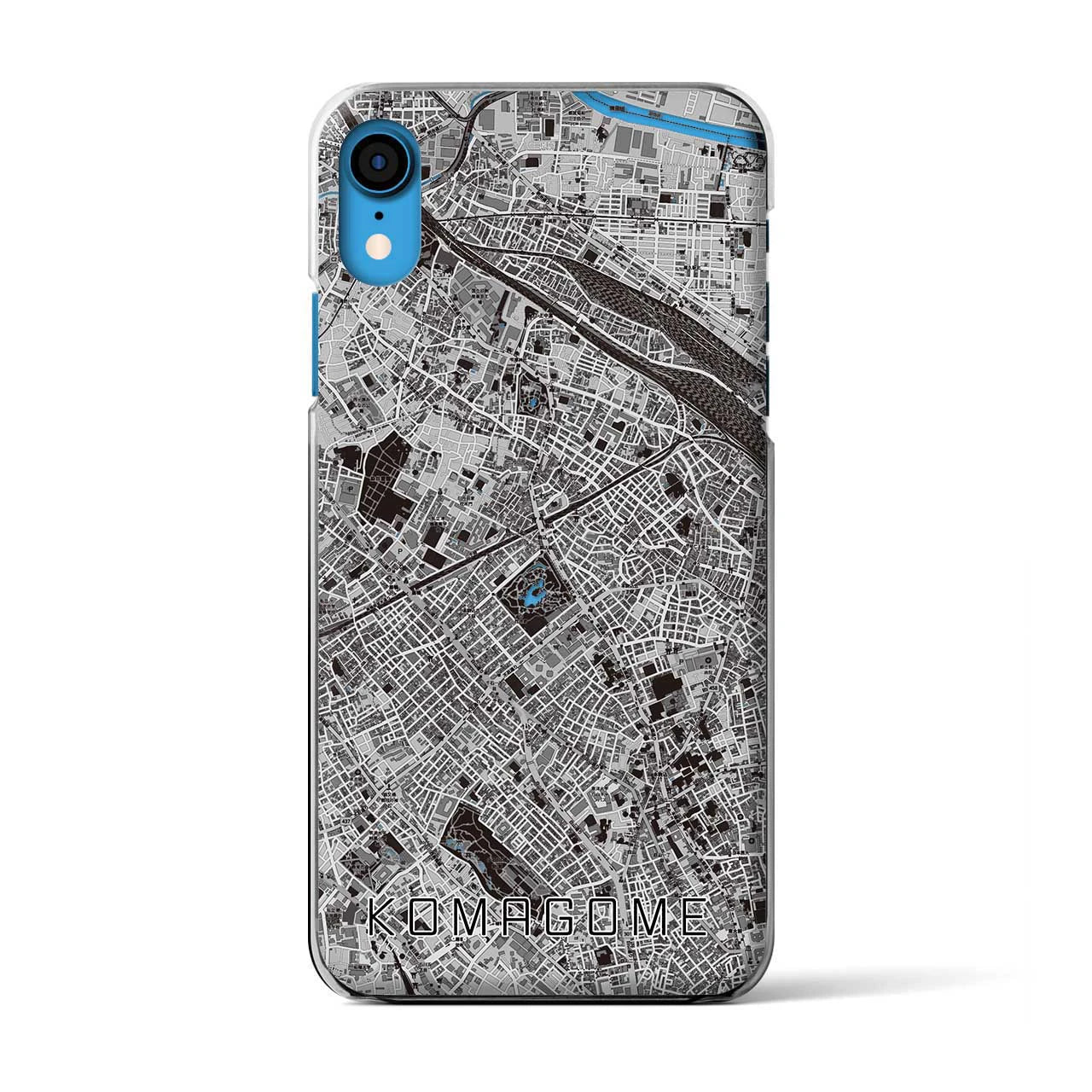 【駒込(東京都)】地図柄iPhoneケース(クリアタイプ)