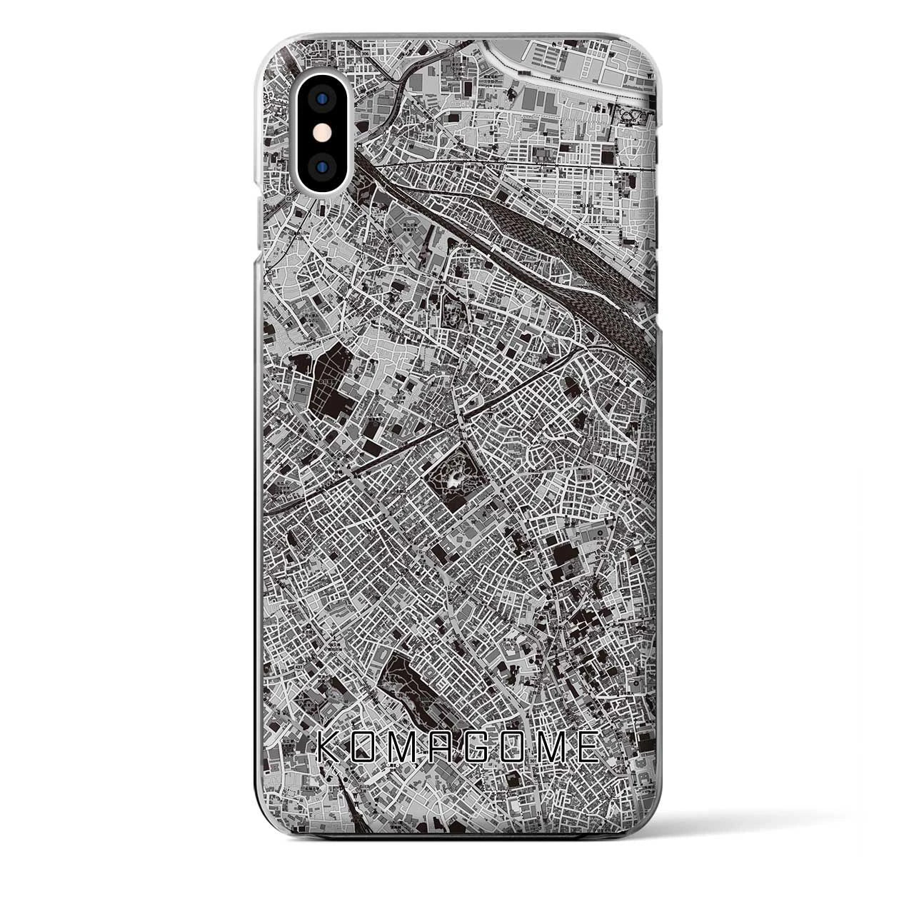 【駒込(東京都)】地図柄iPhoneケース(クリアタイプ)