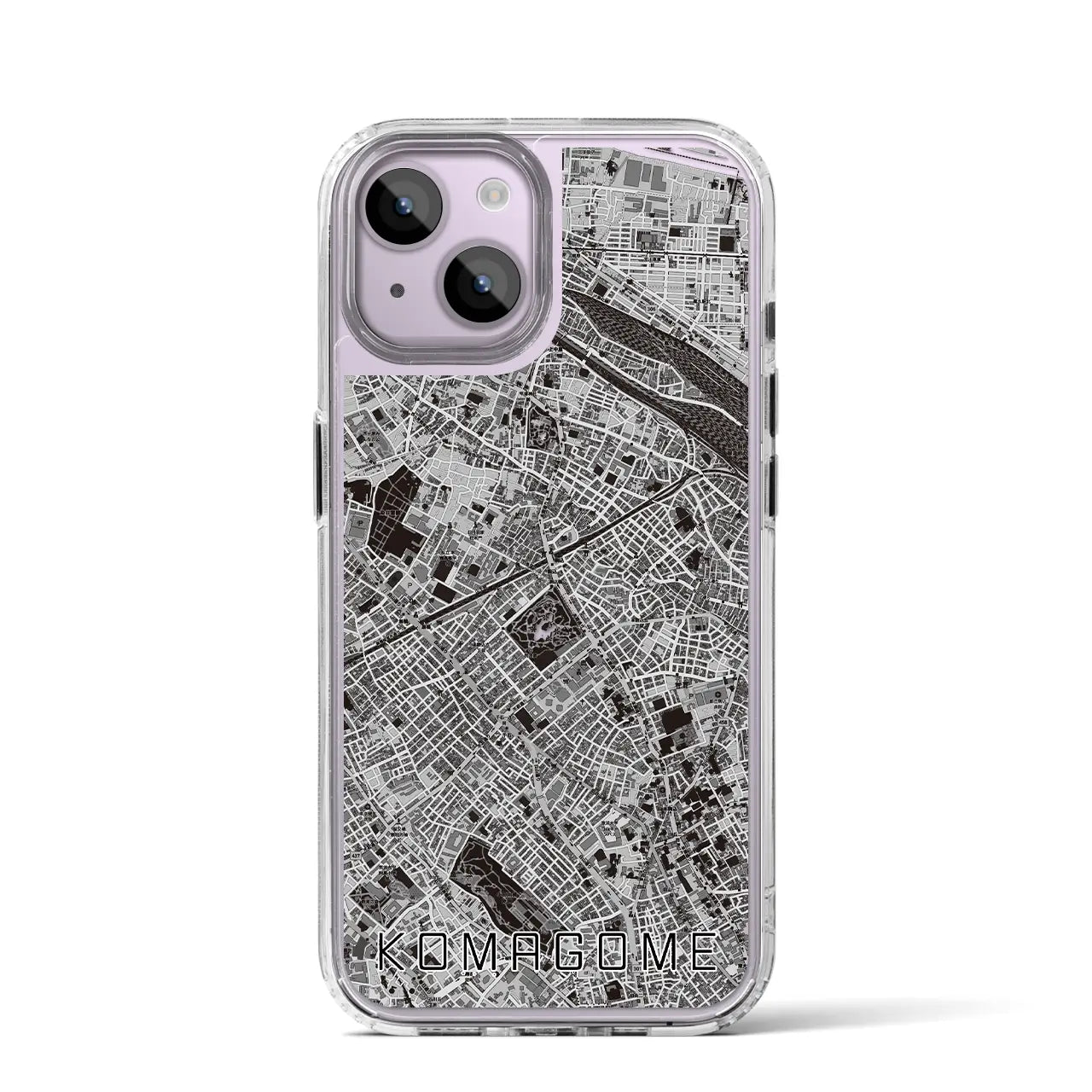 【駒込(東京都)】地図柄iPhoneケース(MagSafeタイプ)