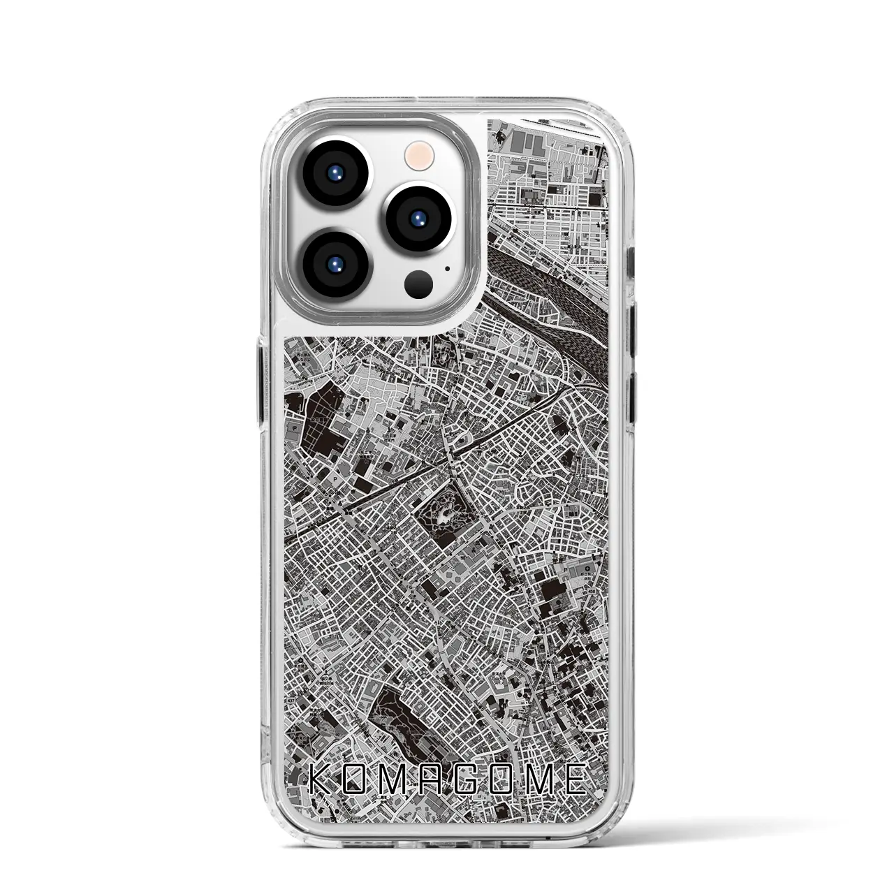 【駒込(東京都)】地図柄iPhoneケース(MagSafeタイプ)