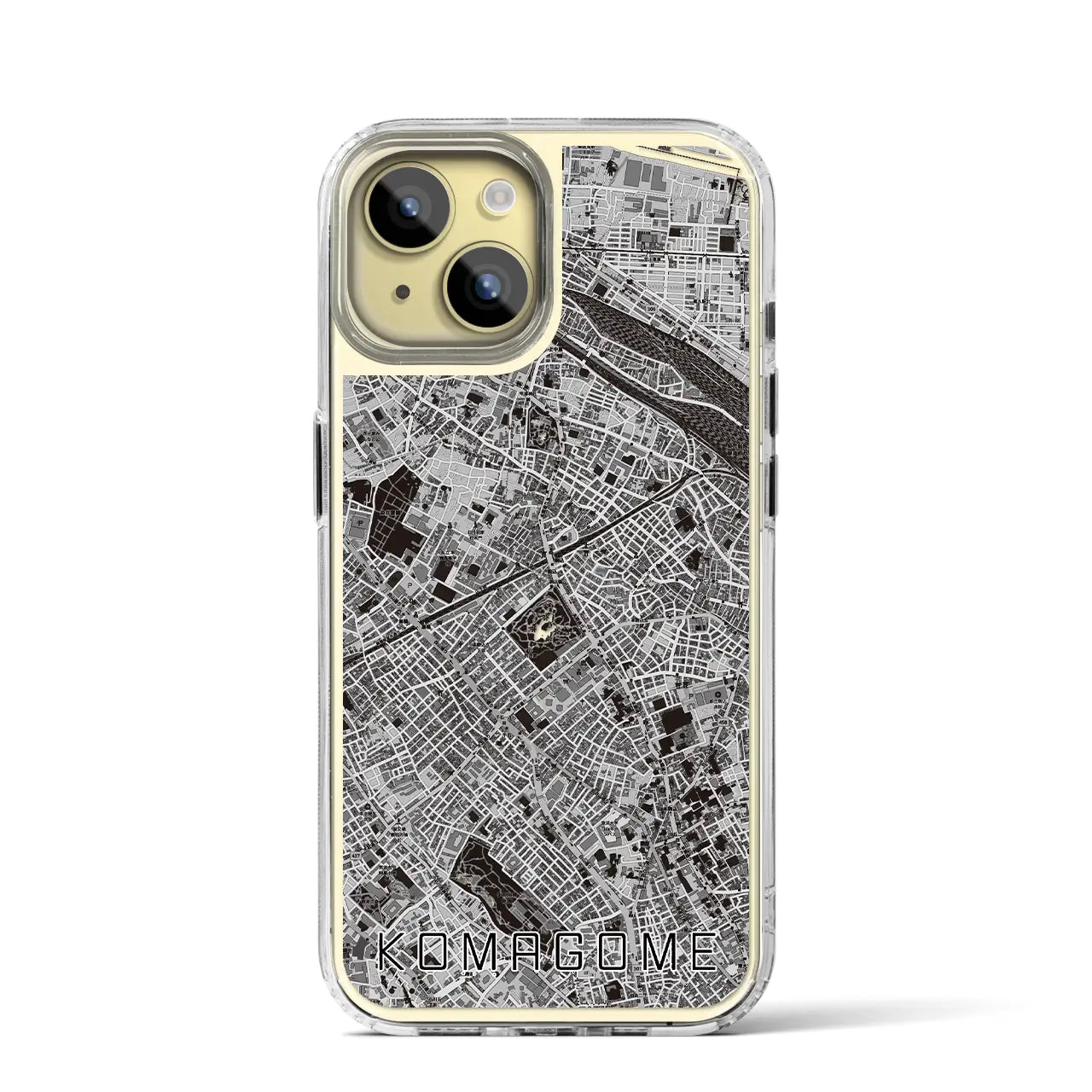 【駒込(東京都)】地図柄iPhoneケース(MagSafeタイプ)