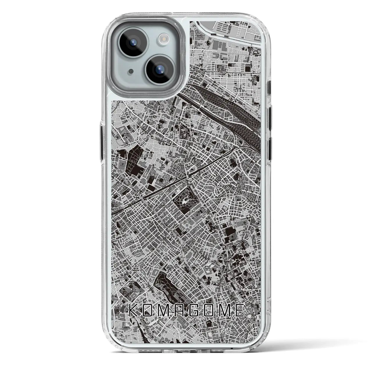【駒込(東京都)】地図柄iPhoneケース(MagSafeタイプ)