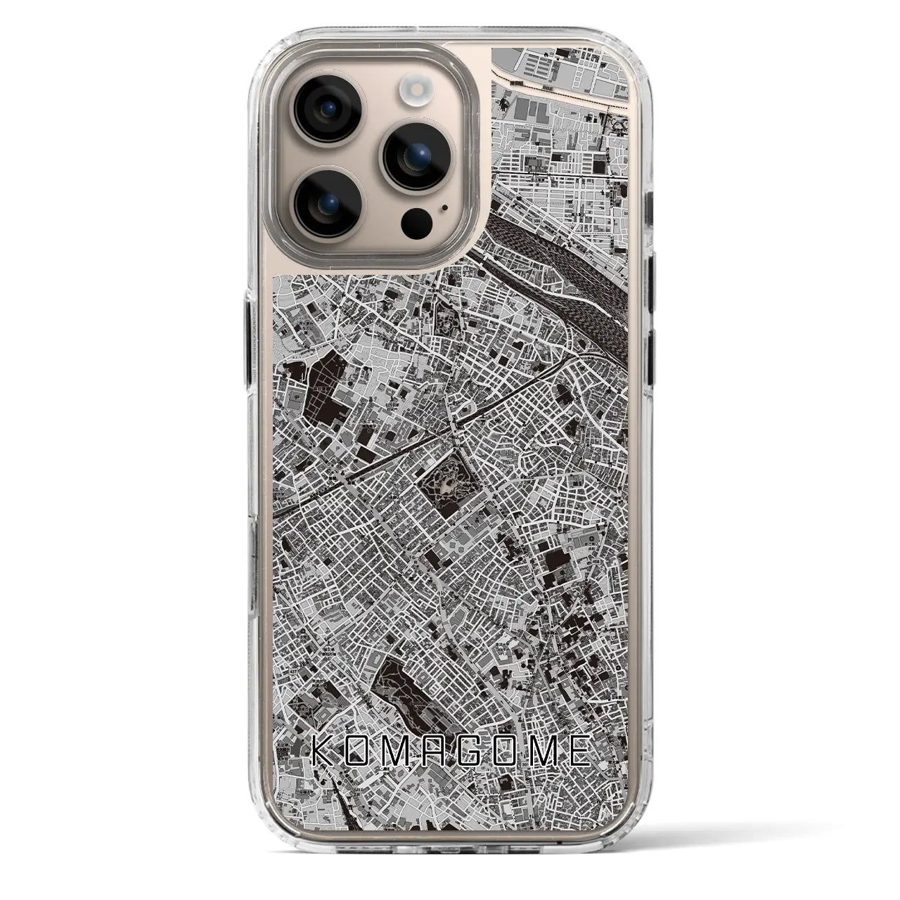 【駒込(東京都)】地図柄iPhoneケース(MagSafeタイプ)