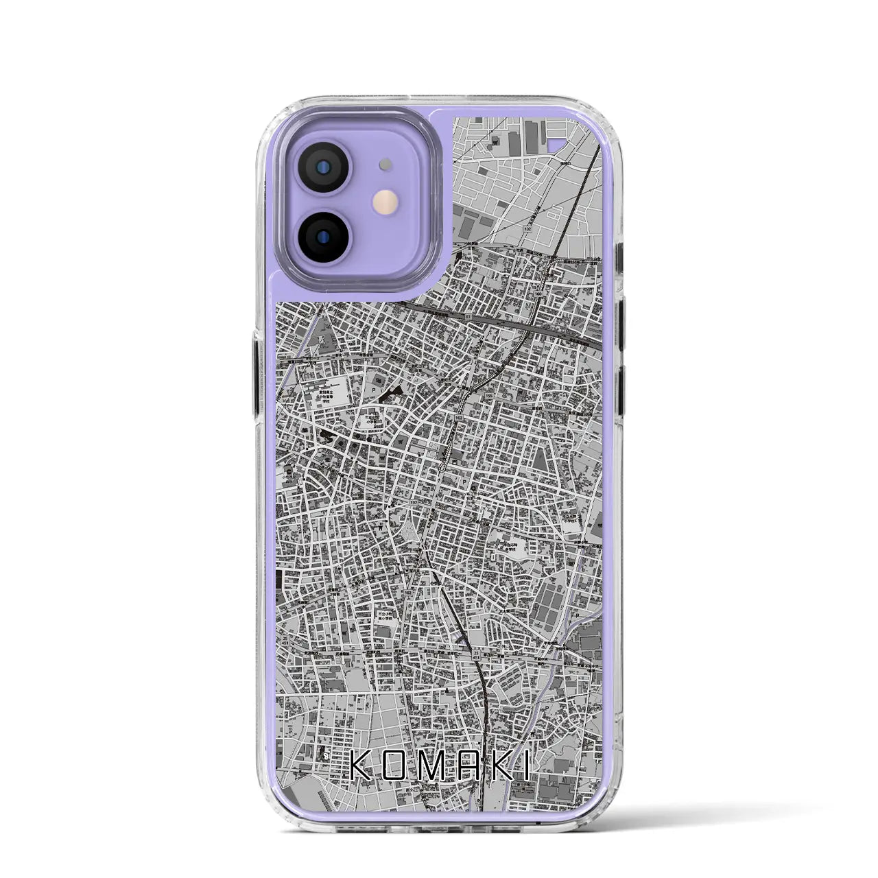【小牧(愛知県)】地図柄iPhoneケース(MagSafeタイプ)