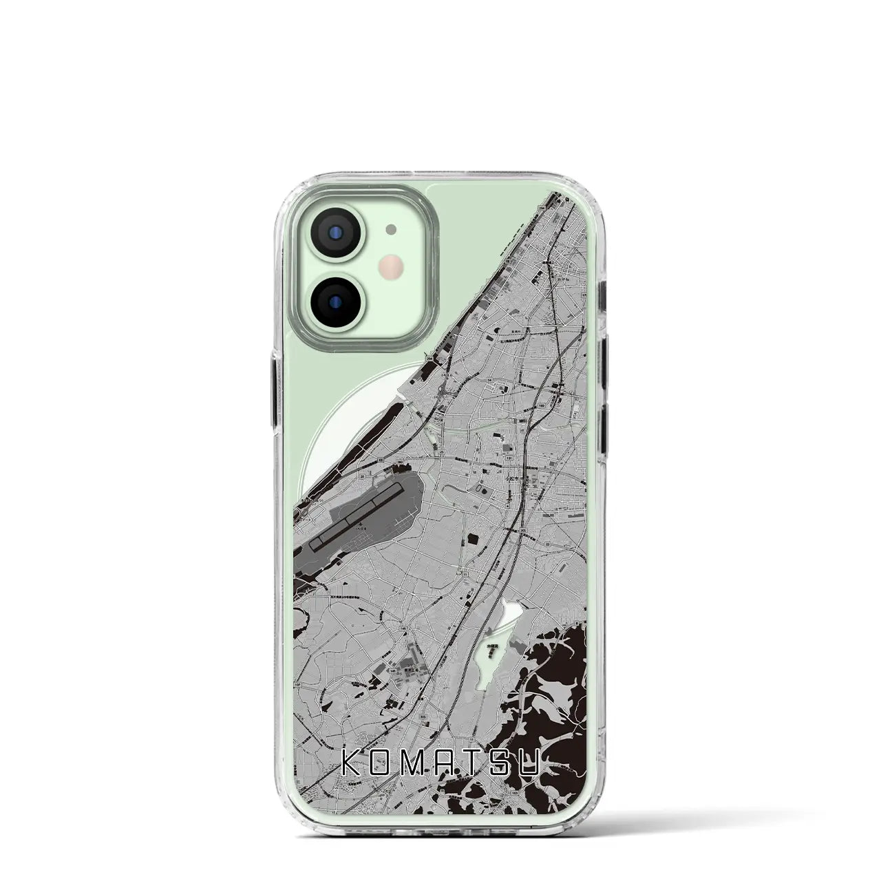 【小松(石川県)】地図柄iPhoneケース(MagSafeタイプ)