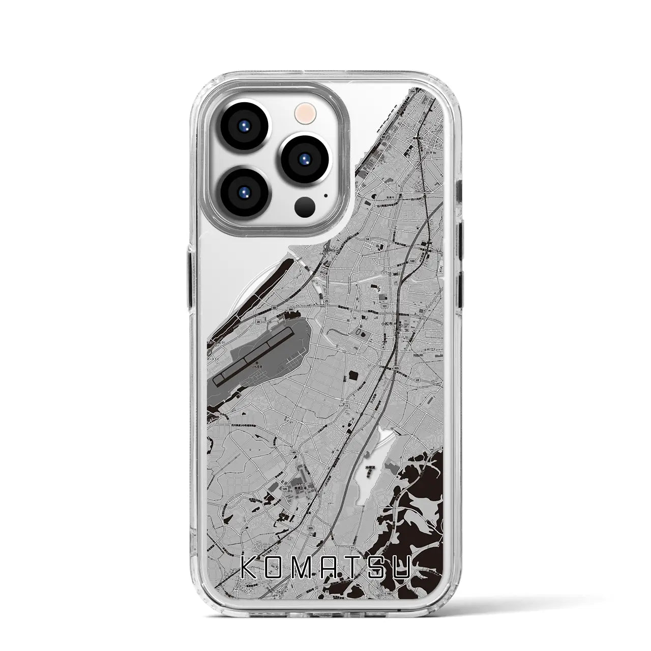 【小松(石川県)】地図柄iPhoneケース(MagSafeタイプ)