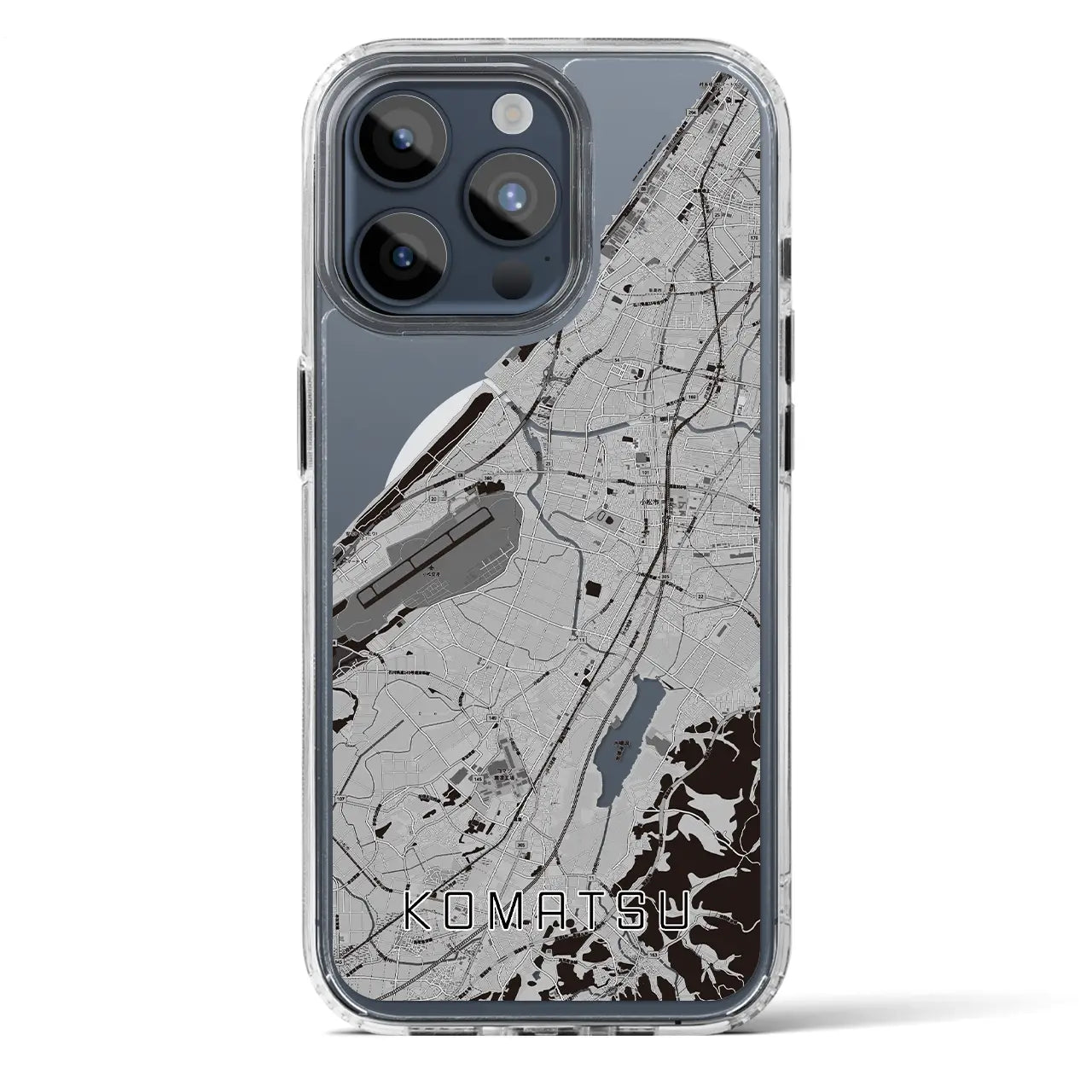 【小松(石川県)】地図柄iPhoneケース(MagSafeタイプ)