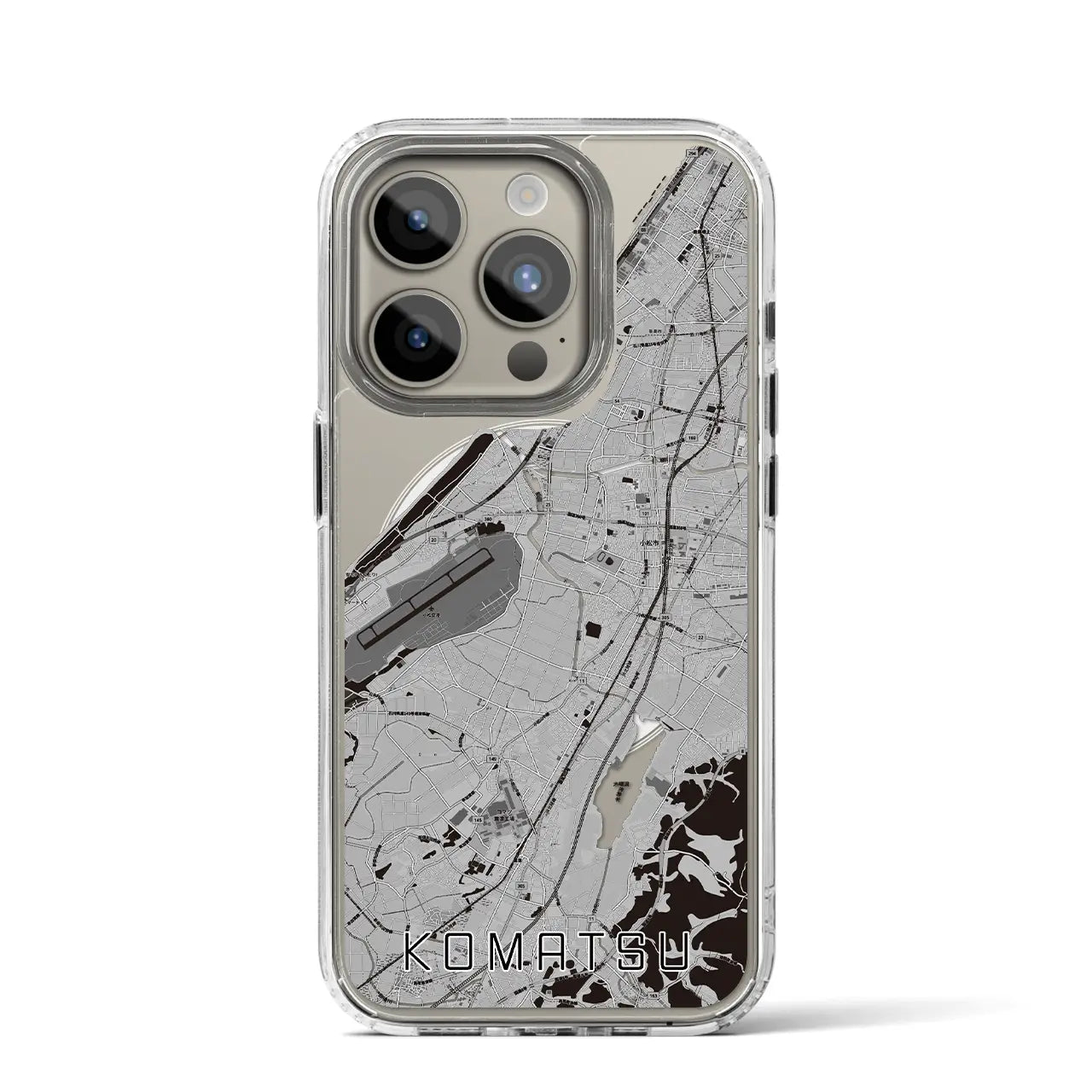 【小松(石川県)】地図柄iPhoneケース(MagSafeタイプ)