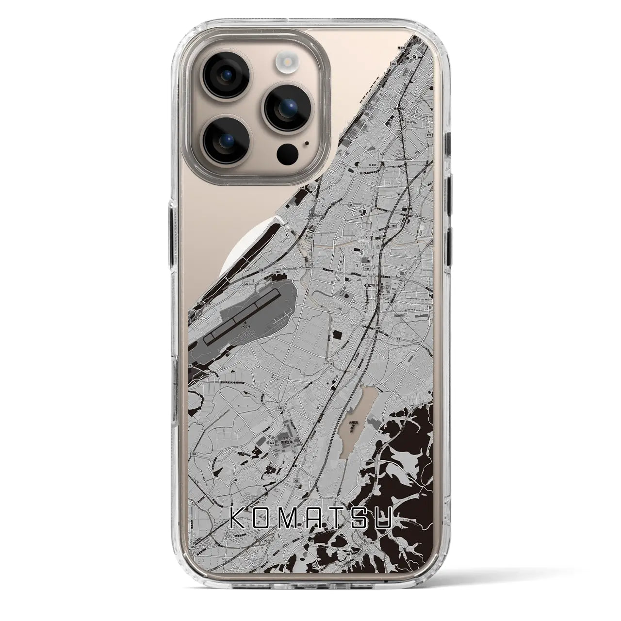 【小松(石川県)】地図柄iPhoneケース(MagSafeタイプ)