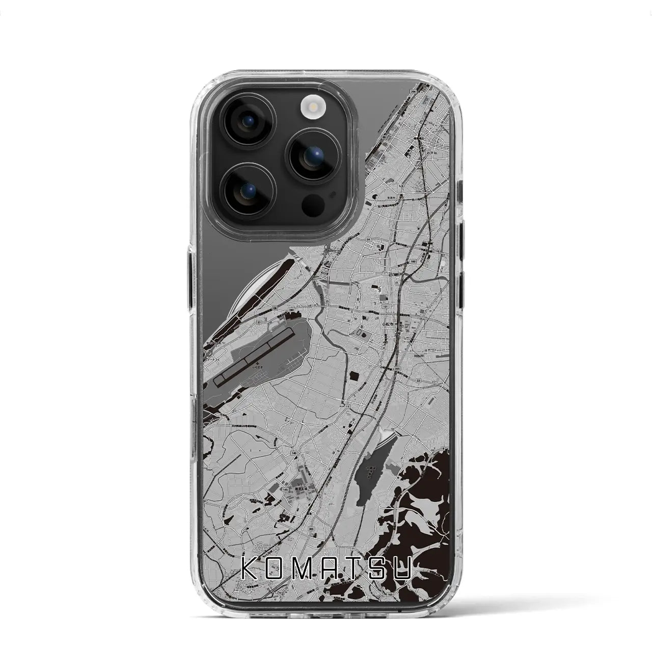 【小松(石川県)】地図柄iPhoneケース(MagSafeタイプ)