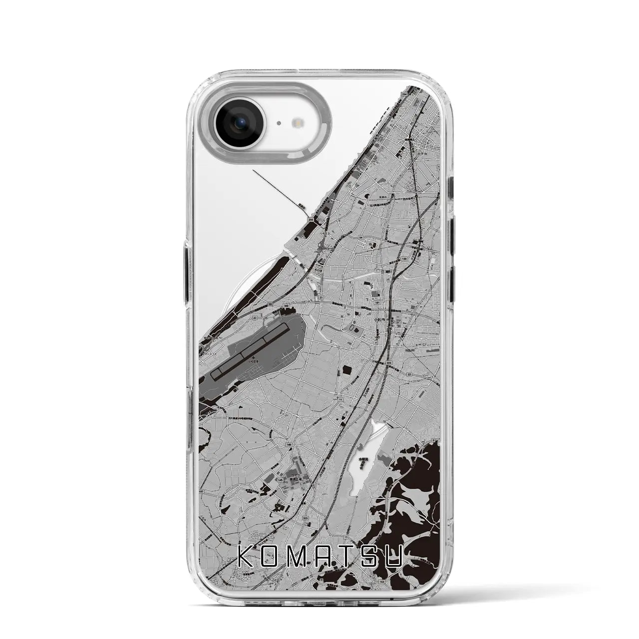 【小松(石川県)】地図柄iPhoneケース(MagSafeタイプ)