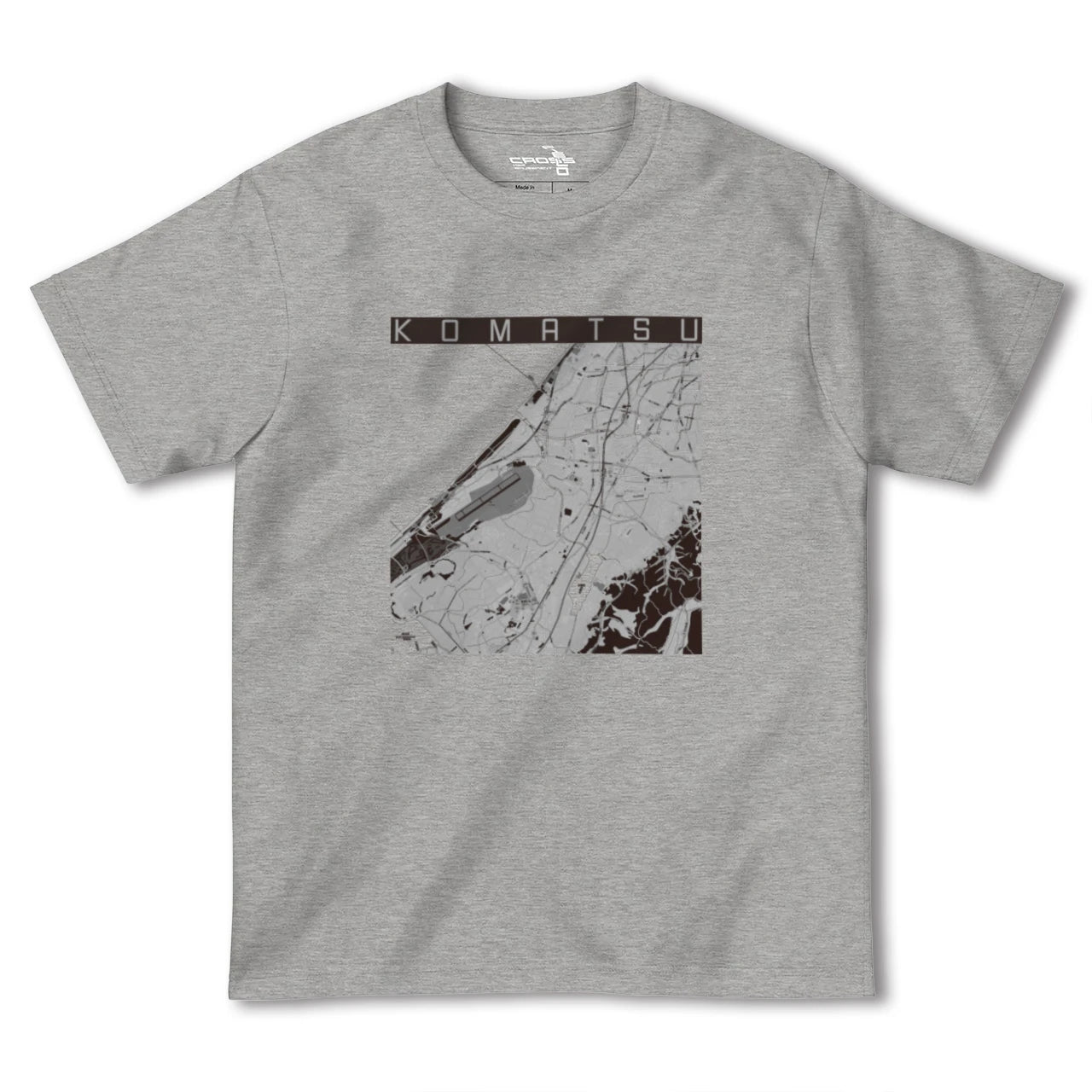 【小松(石川県)】地図柄ヘビーウェイトTシャツ