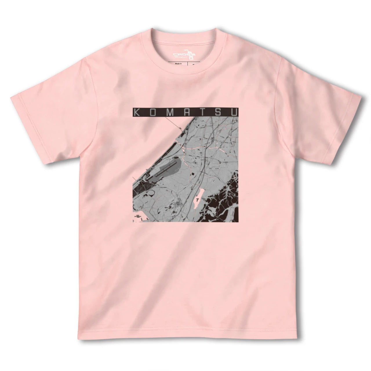 【小松(石川県)】地図柄ヘビーウェイトTシャツ