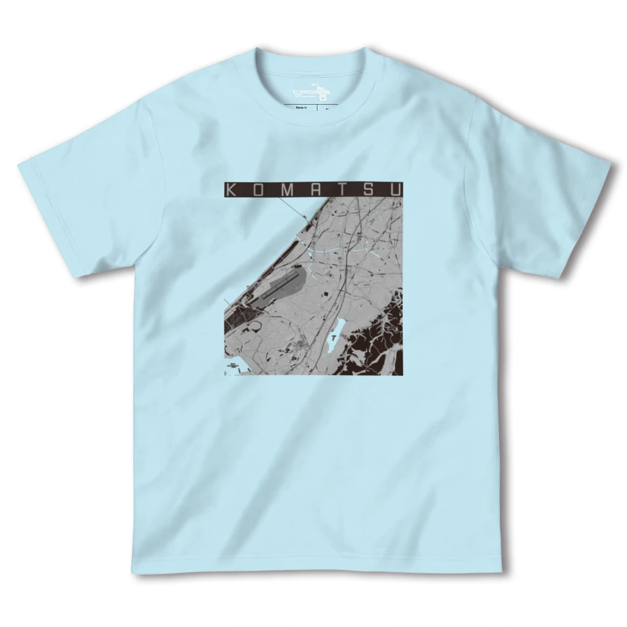 【小松(石川県)】地図柄ヘビーウェイトTシャツ