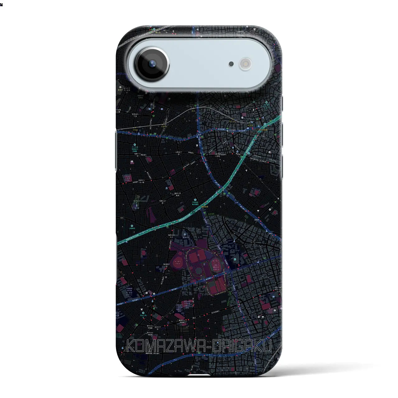 【駒沢大学(東京都)】地図柄iPhoneケース(バックカバータイプ)