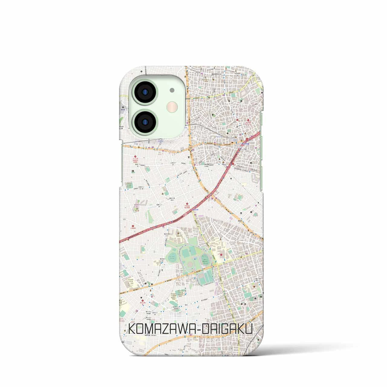 【駒沢大学(東京都)】地図柄iPhoneケース(バックカバータイプ)