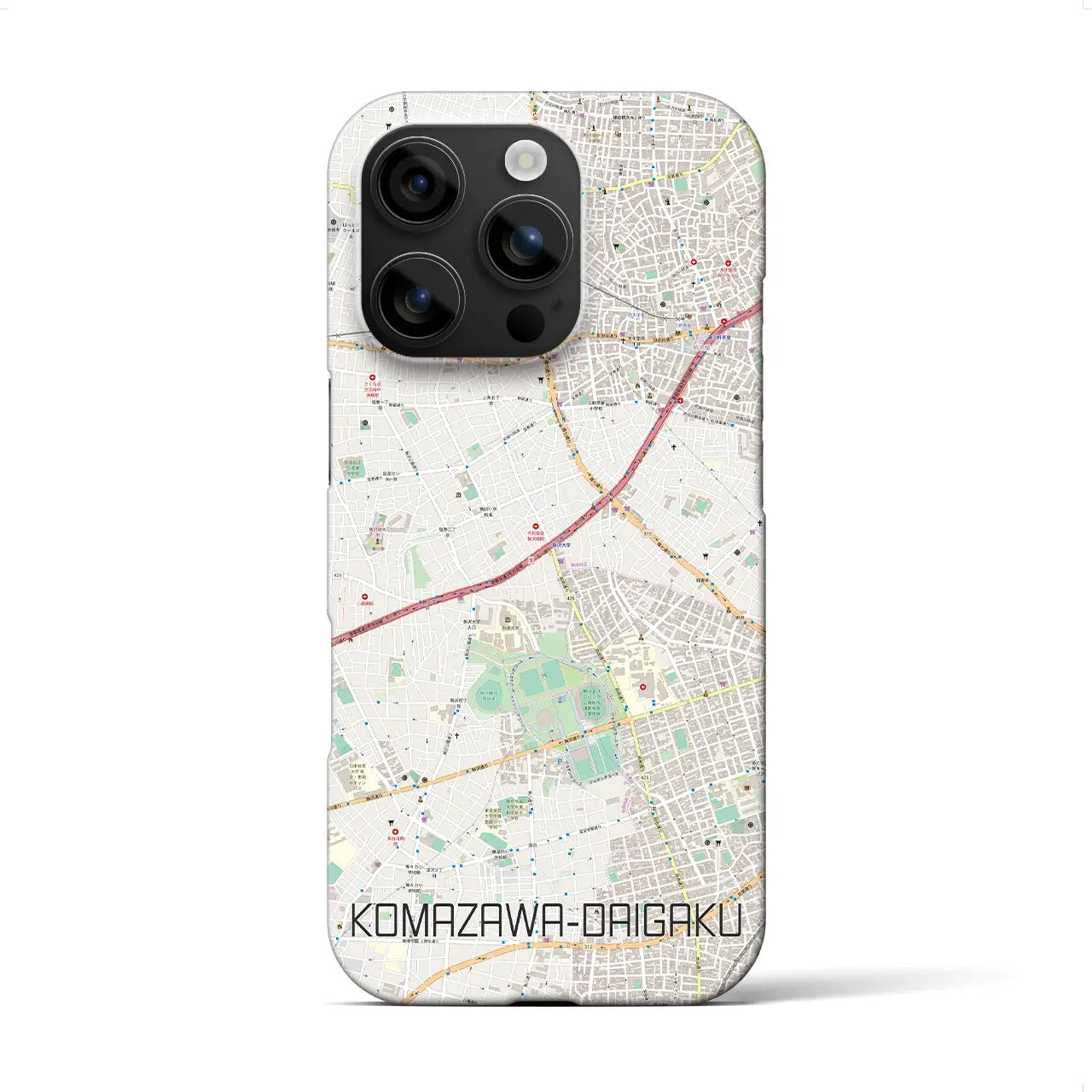 【駒沢大学(東京都)】地図柄iPhoneケース(バックカバータイプ)