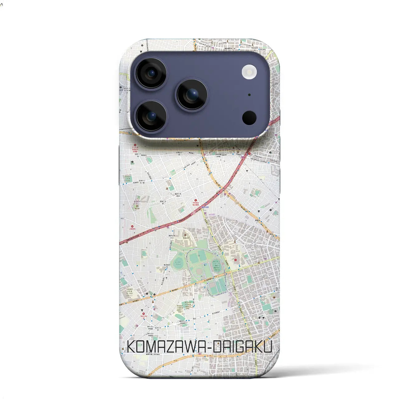 【駒沢大学(東京都)】地図柄iPhoneケース(バックカバータイプ)