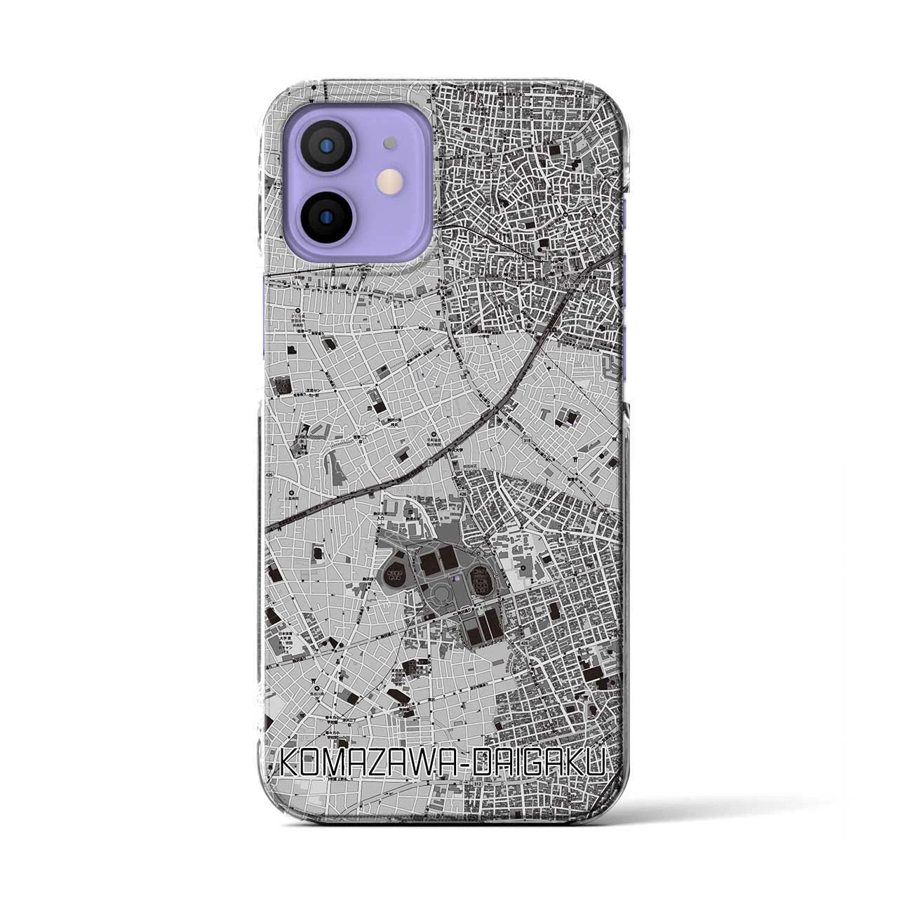 【駒沢大学(東京都)】地図柄iPhoneケース(クリアタイプ)