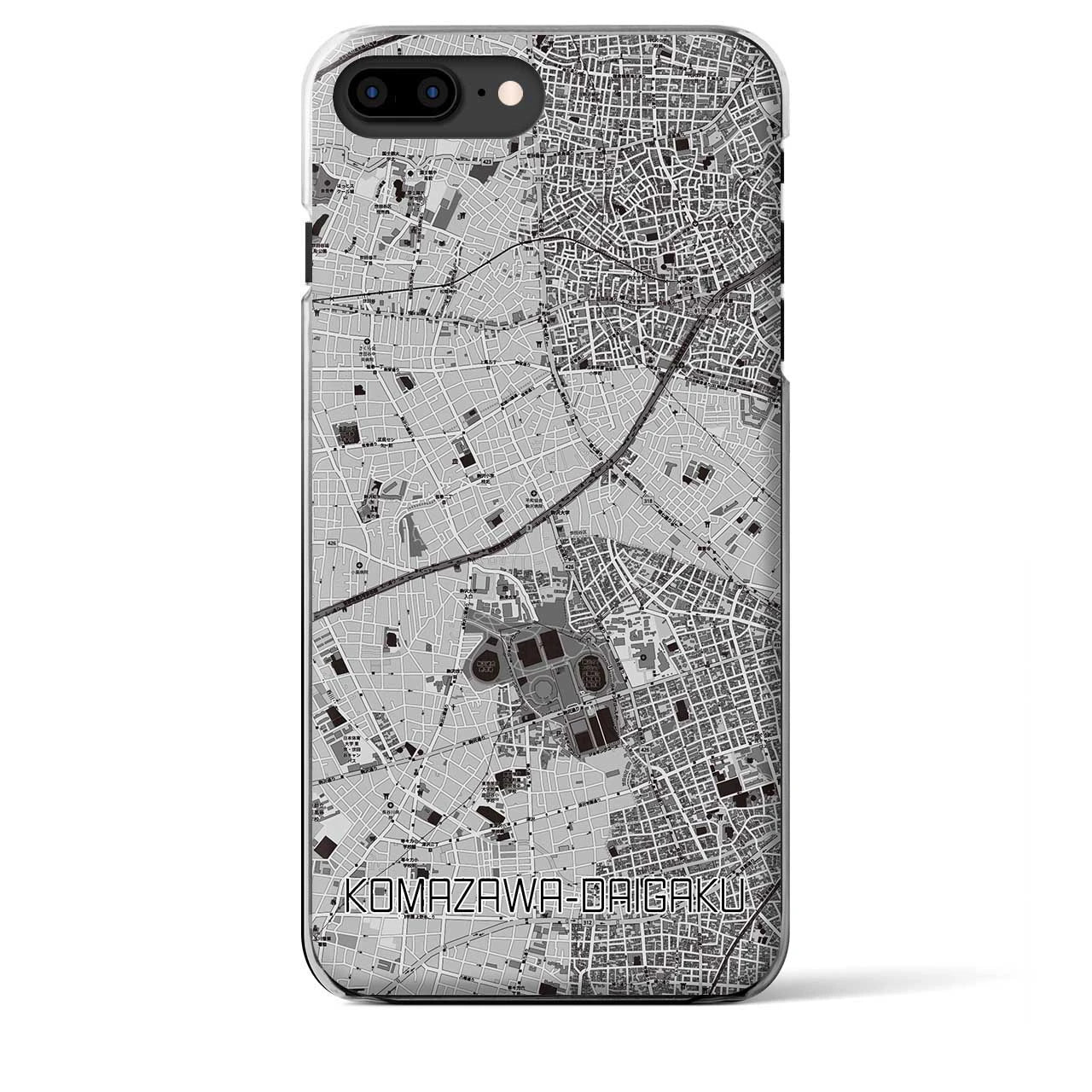 【駒沢大学(東京都)】地図柄iPhoneケース(クリアタイプ)