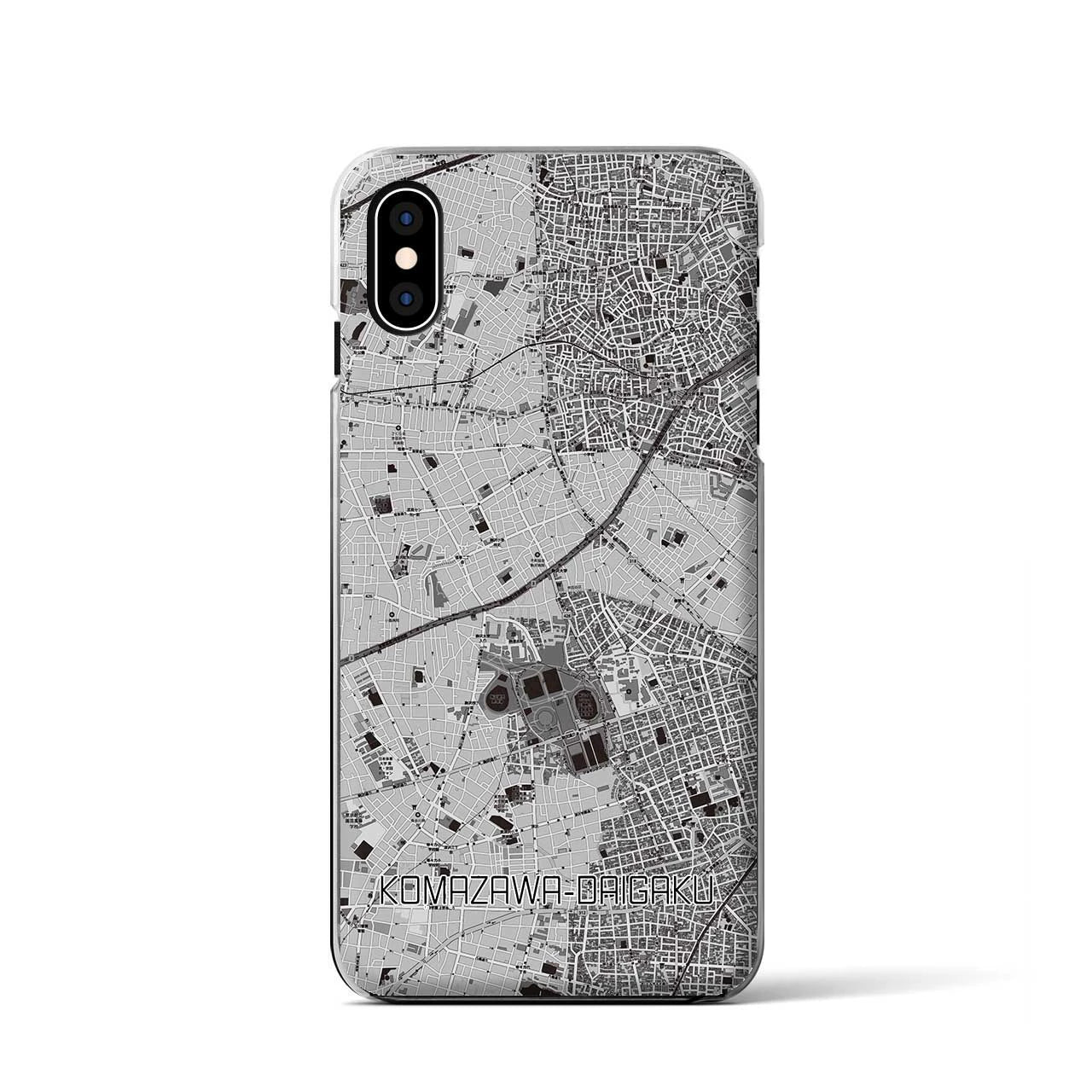 【駒沢大学(東京都)】地図柄iPhoneケース(クリアタイプ)