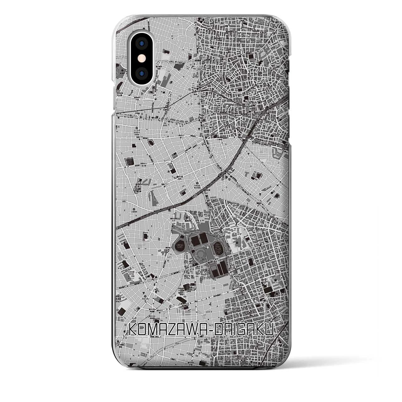 【駒沢大学(東京都)】地図柄iPhoneケース(クリアタイプ)