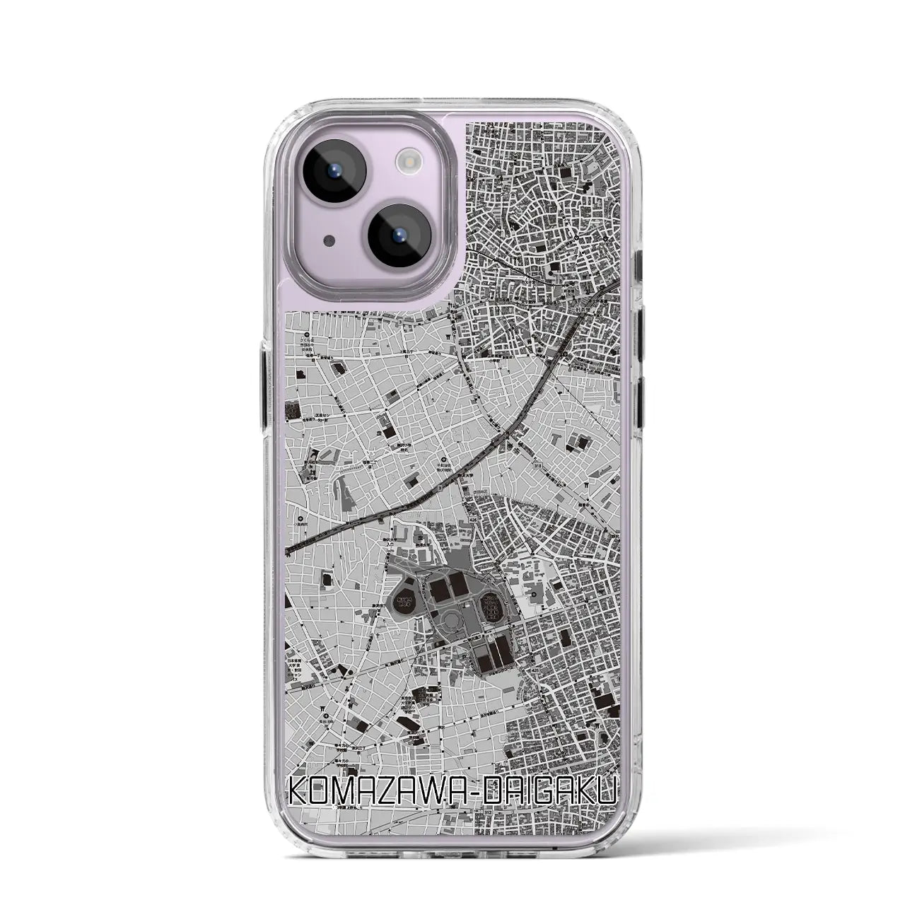 【駒沢大学(東京都)】地図柄iPhoneケース(MagSafeタイプ)