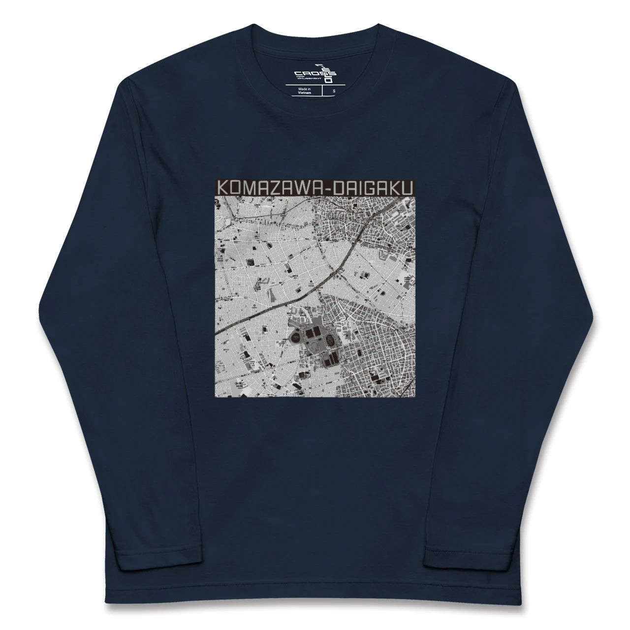 【駒沢大学(東京都)】地図柄ロングスリーブTシャツ
