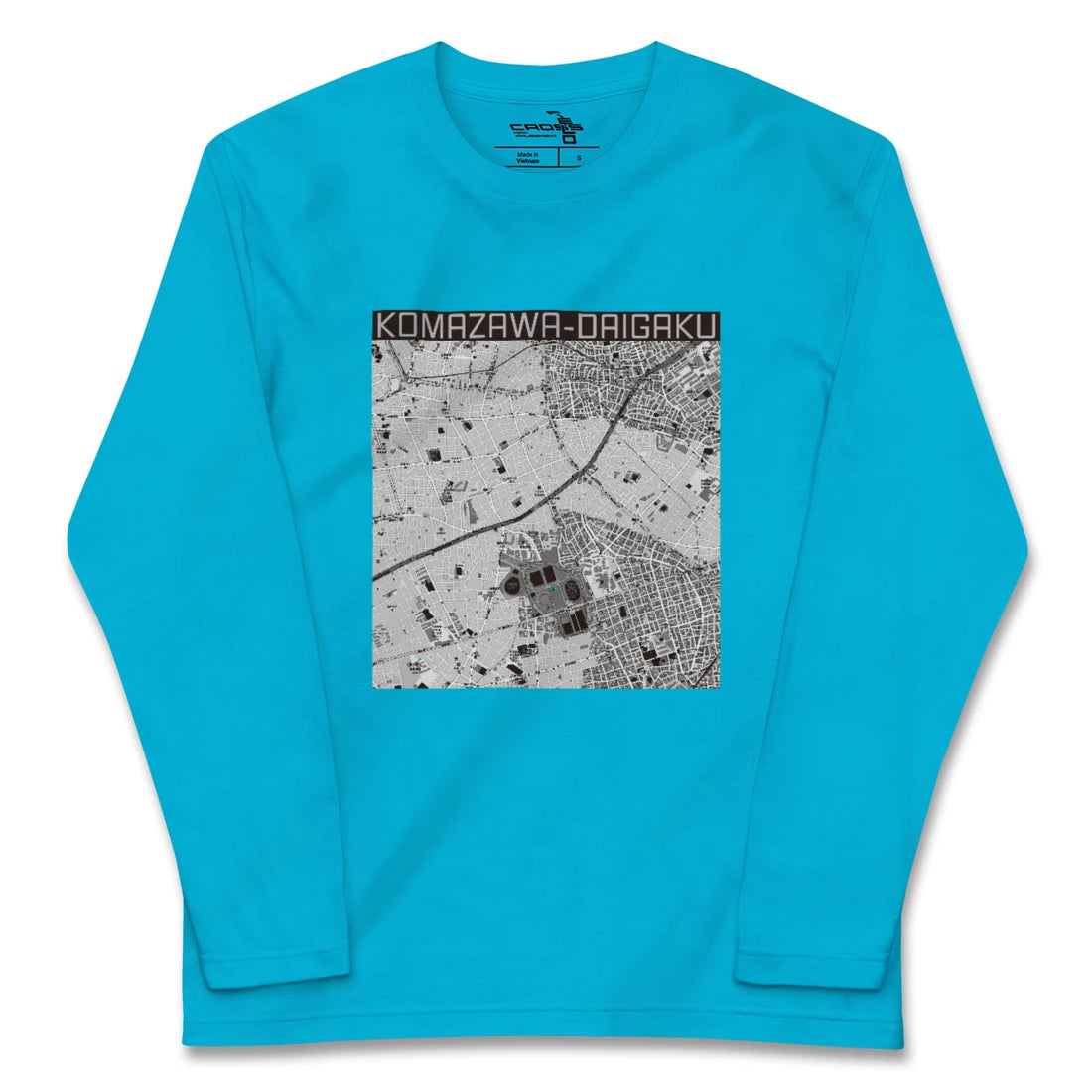 【駒沢大学(東京都)】地図柄ロングスリーブTシャツ