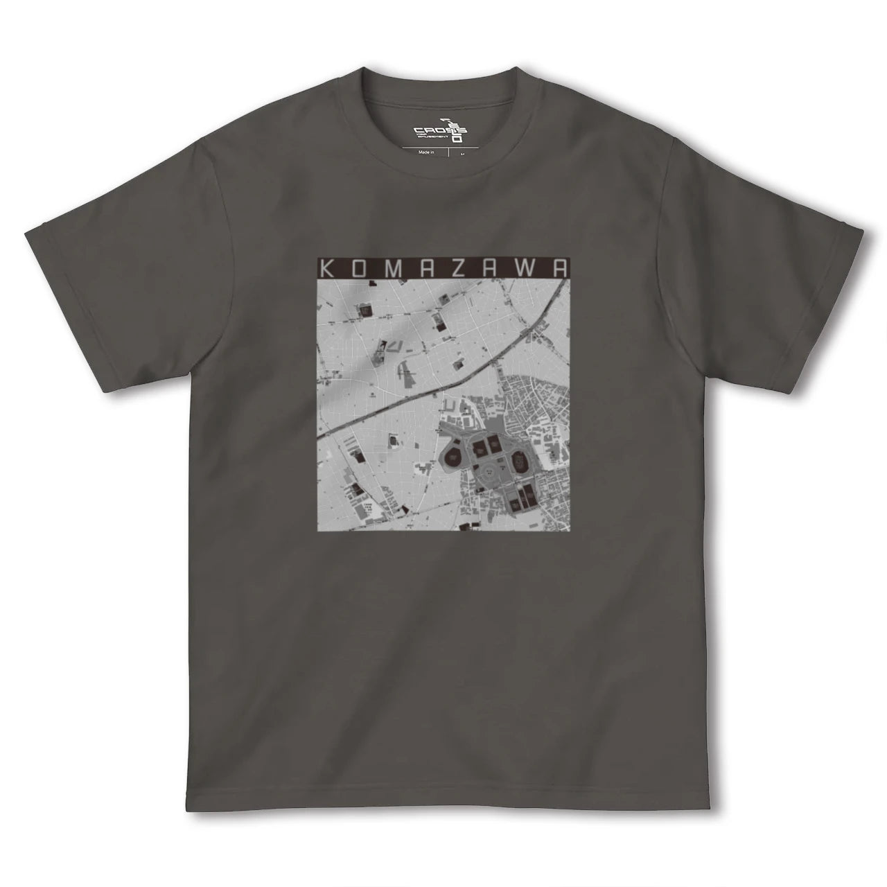 【駒沢(東京都)】地図柄ヘビーウェイトTシャツ